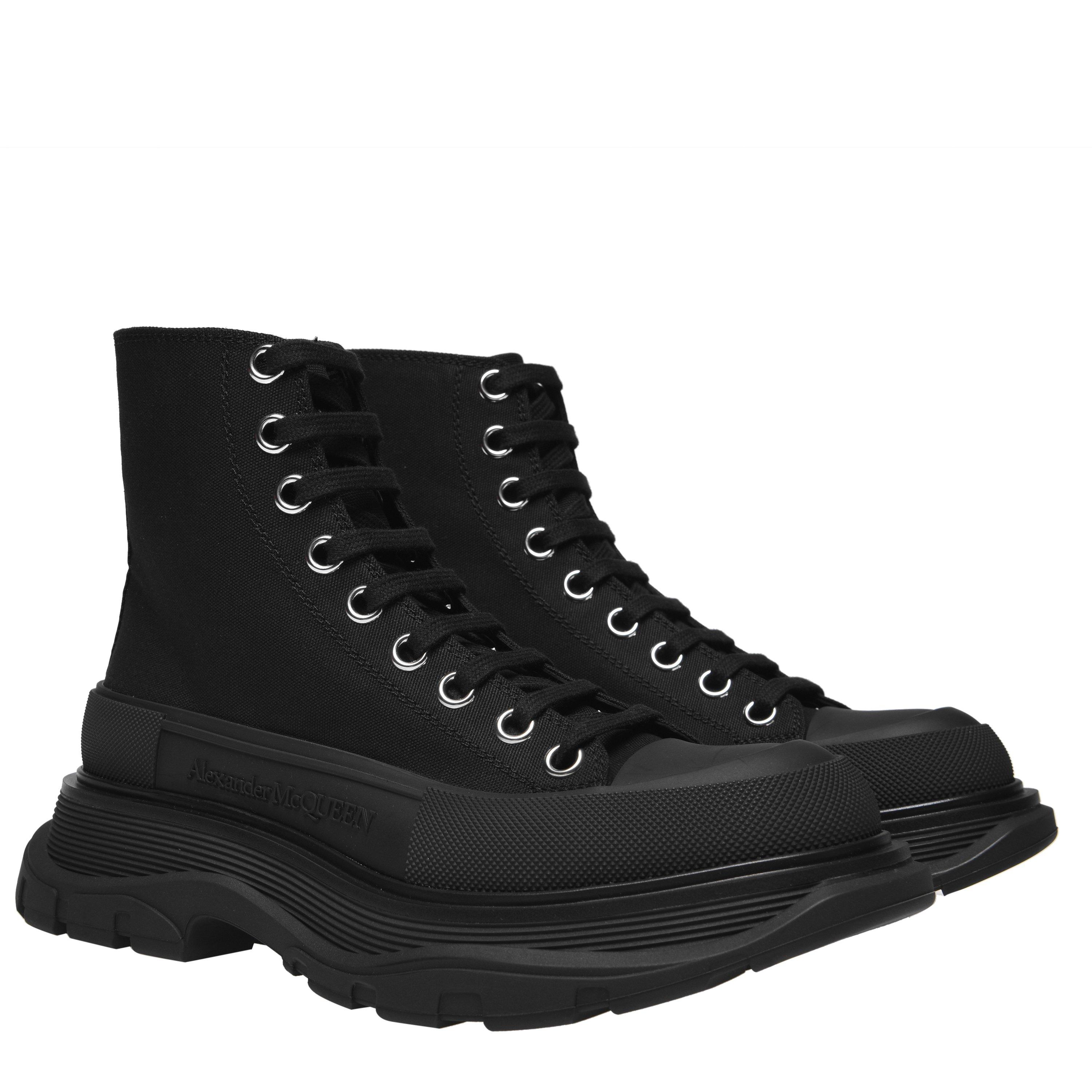Black/Black1000 - Alexander McQueen - Tread Slick Boots - 4