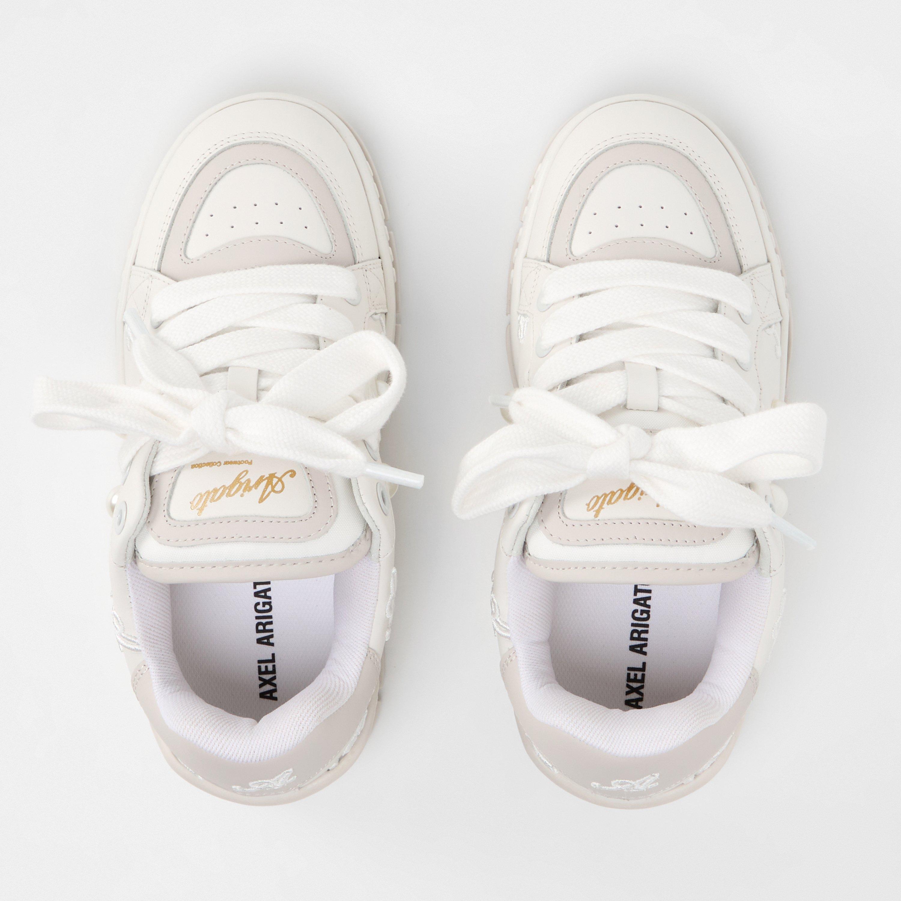 White/Off White - Axel Arigato - Women's Area Haze Low-Top Trainers - 6