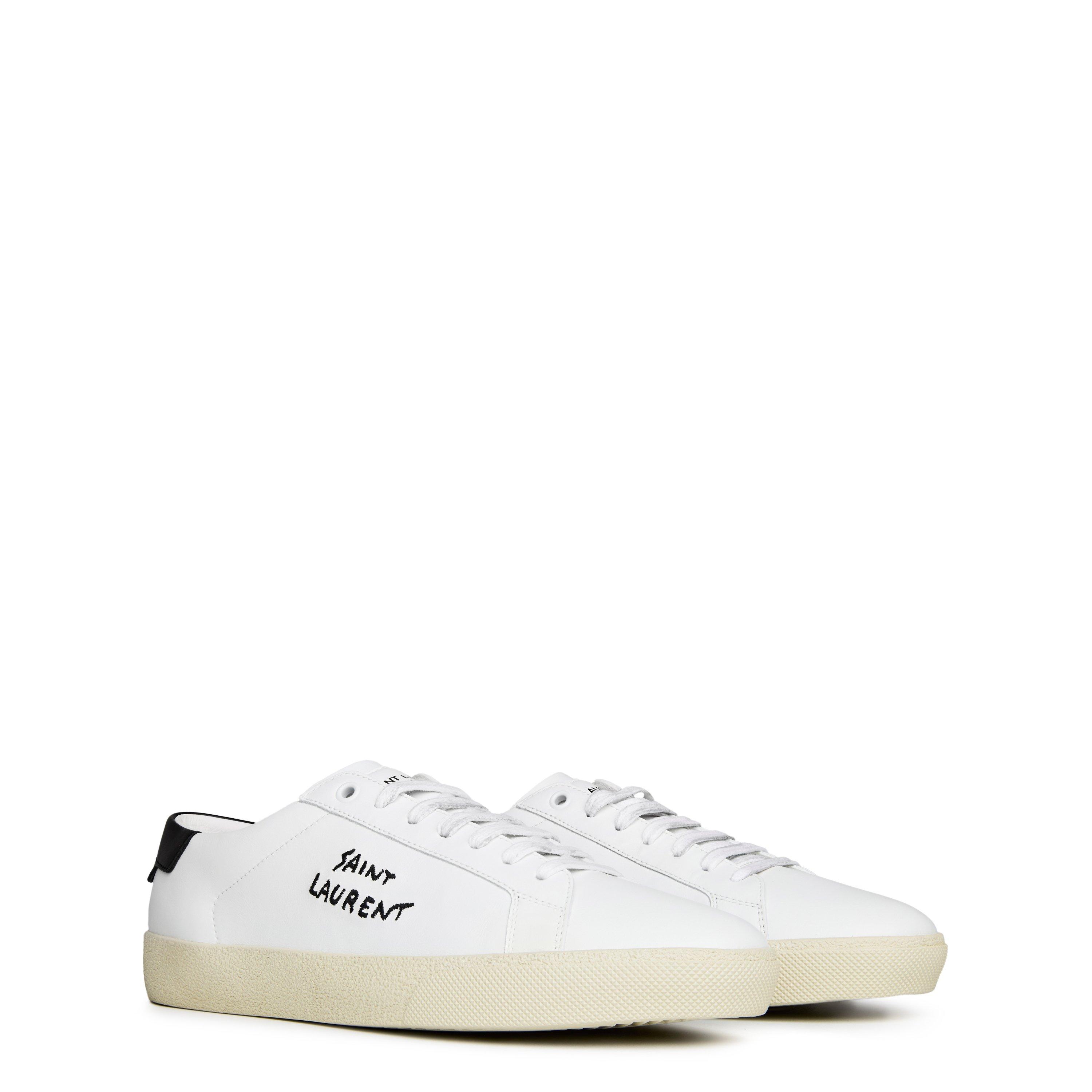 Wht/Black 9061 - Saint Laurent - Court Classic Sl/06 Sneakers - 4
