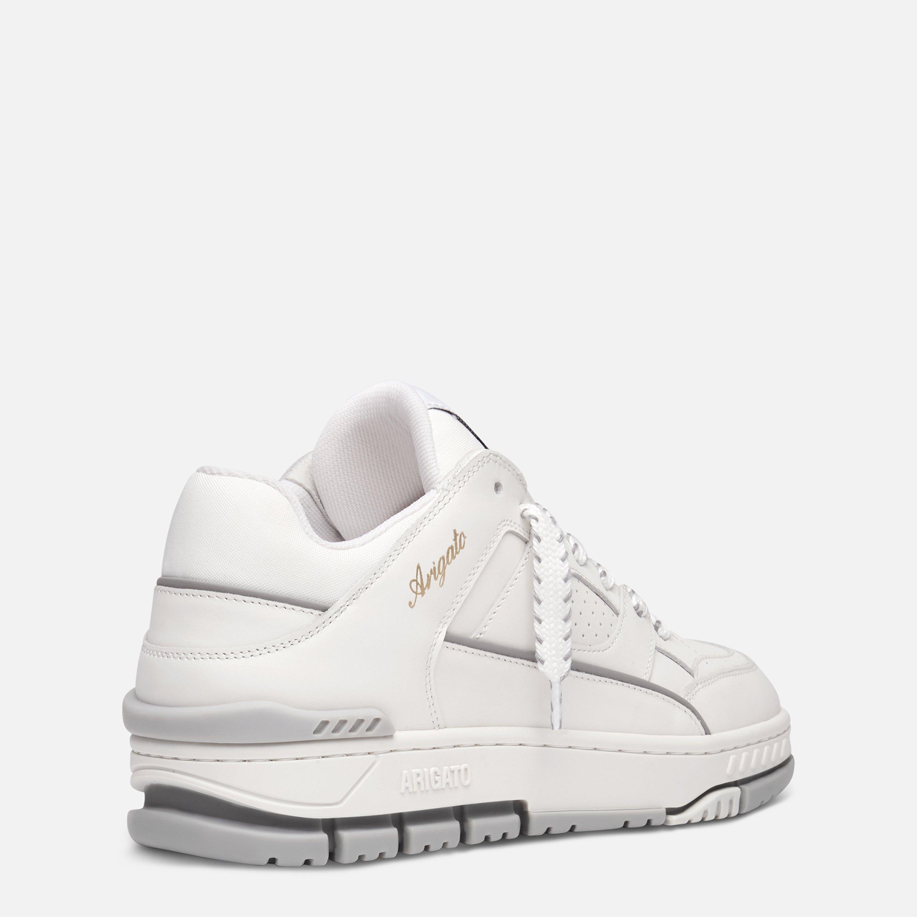 Off White/Grey - Axel Arigato - Women's Basketball-Style Area Lo Trainers - 4