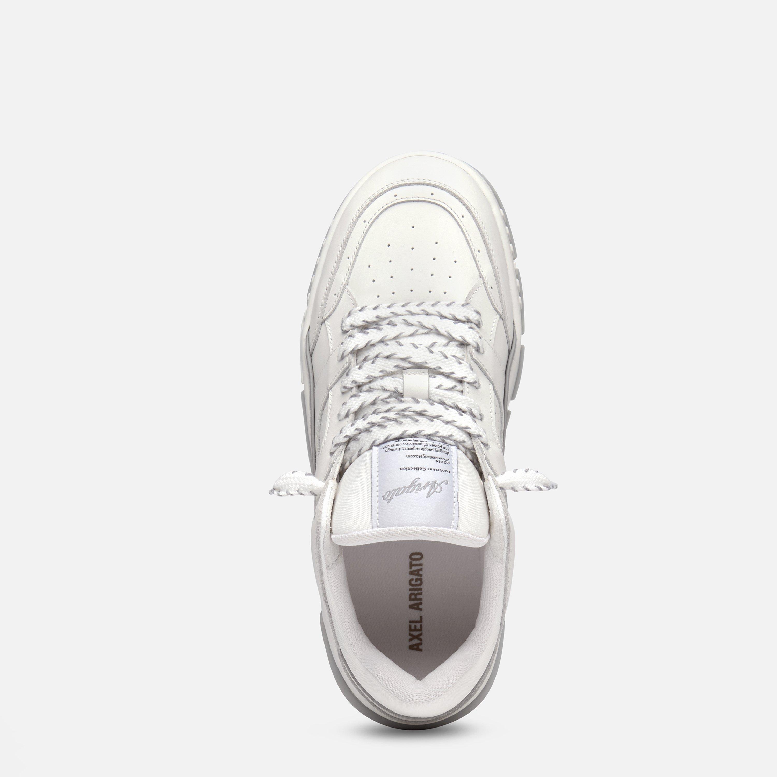 Off White/Grey - Axel Arigato - Women's Basketball-Style Area Lo Trainers - 5
