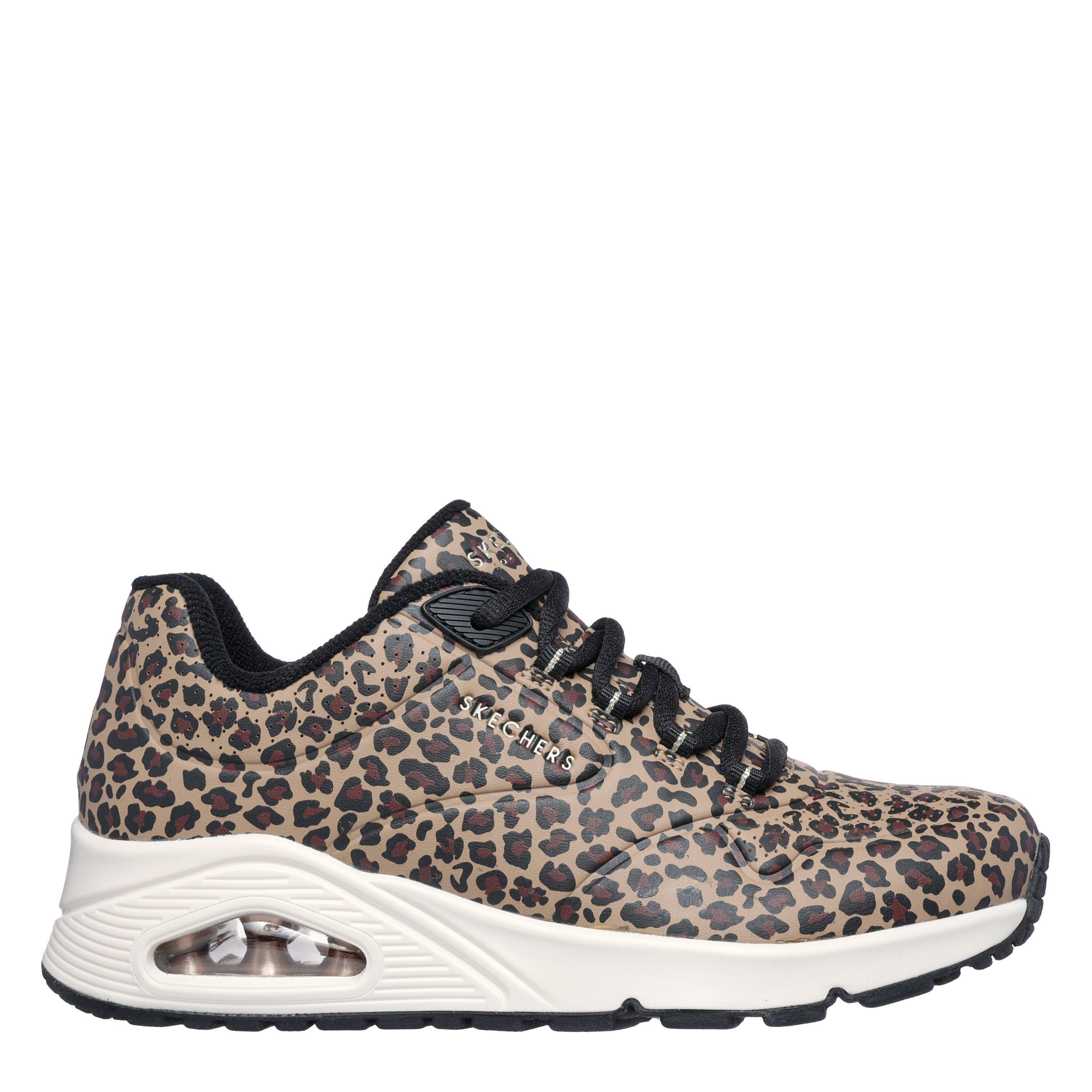 Skechers Women's Uno Stand On Air Trainers - Leopard - 7 (40)