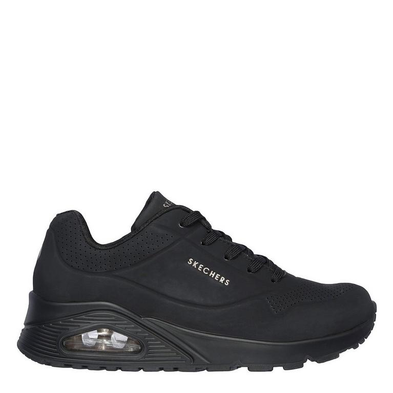 Negro - Skechers - Skechers UNO Stand On Air Trainers Womens - 1