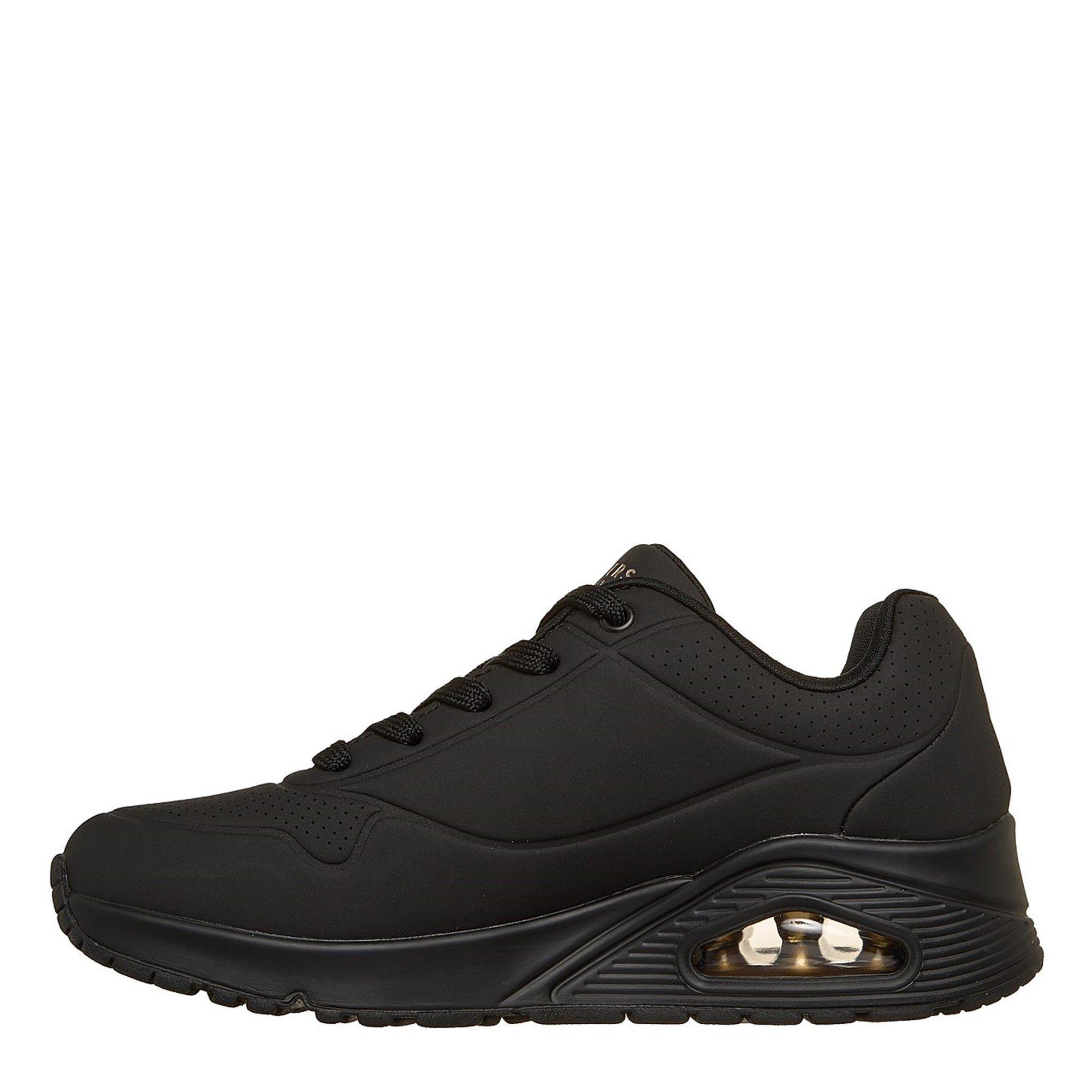 Noir - Skechers - UNO Stand On Air Trainers Womens - 2