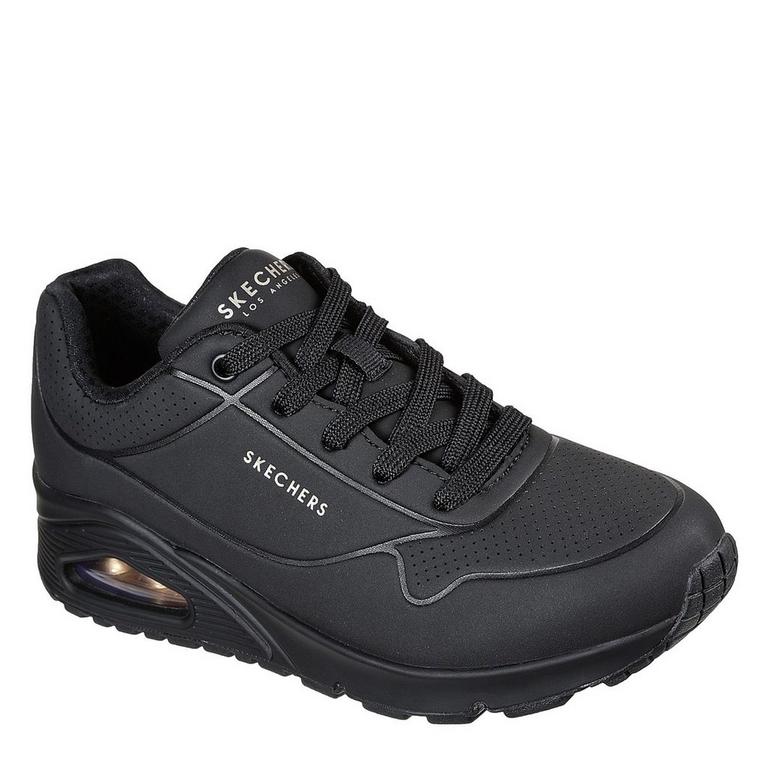 Negro - Skechers - Skechers UNO Stand On Air Trainers Womens - 3