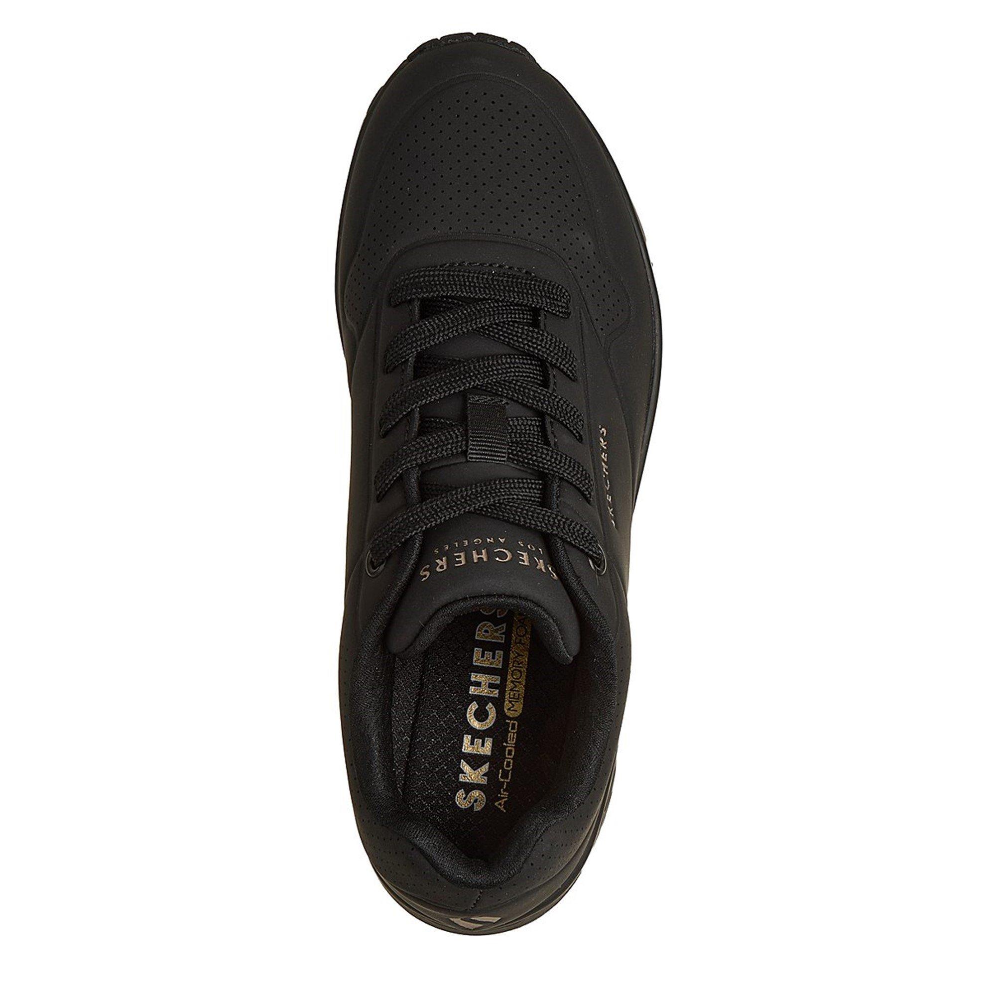 Noir - Skechers - UNO Stand On Air Trainers Womens - 5