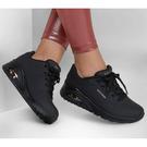 Negro - Skechers - Skechers UNO Stand On Air Trainers Womens - 6