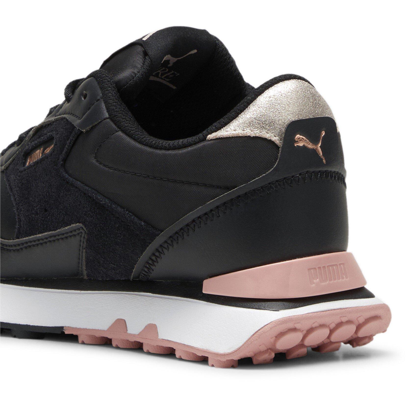 Blk/Rose Gold  - Puma - Rider Glam Womens Training Shoes - 5