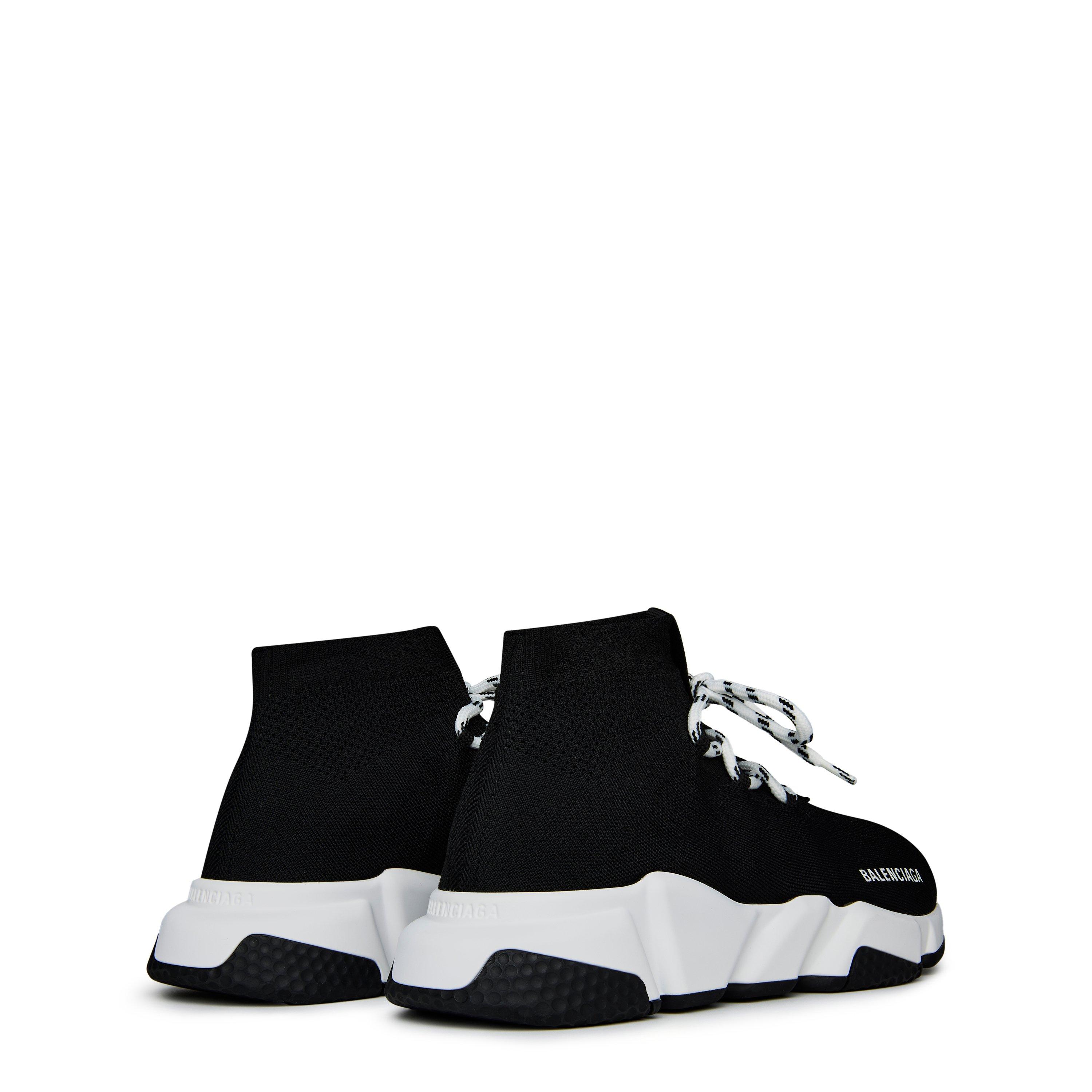 Black/Wht 1015 - Balenciaga - Speed Lace Trainers - 5