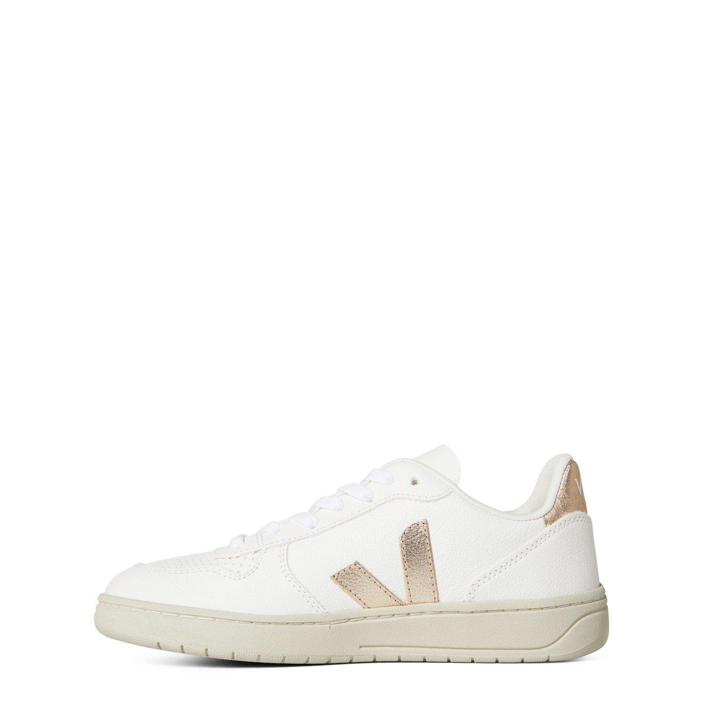 White/Platine - Veja - V-10 Trainers - 3