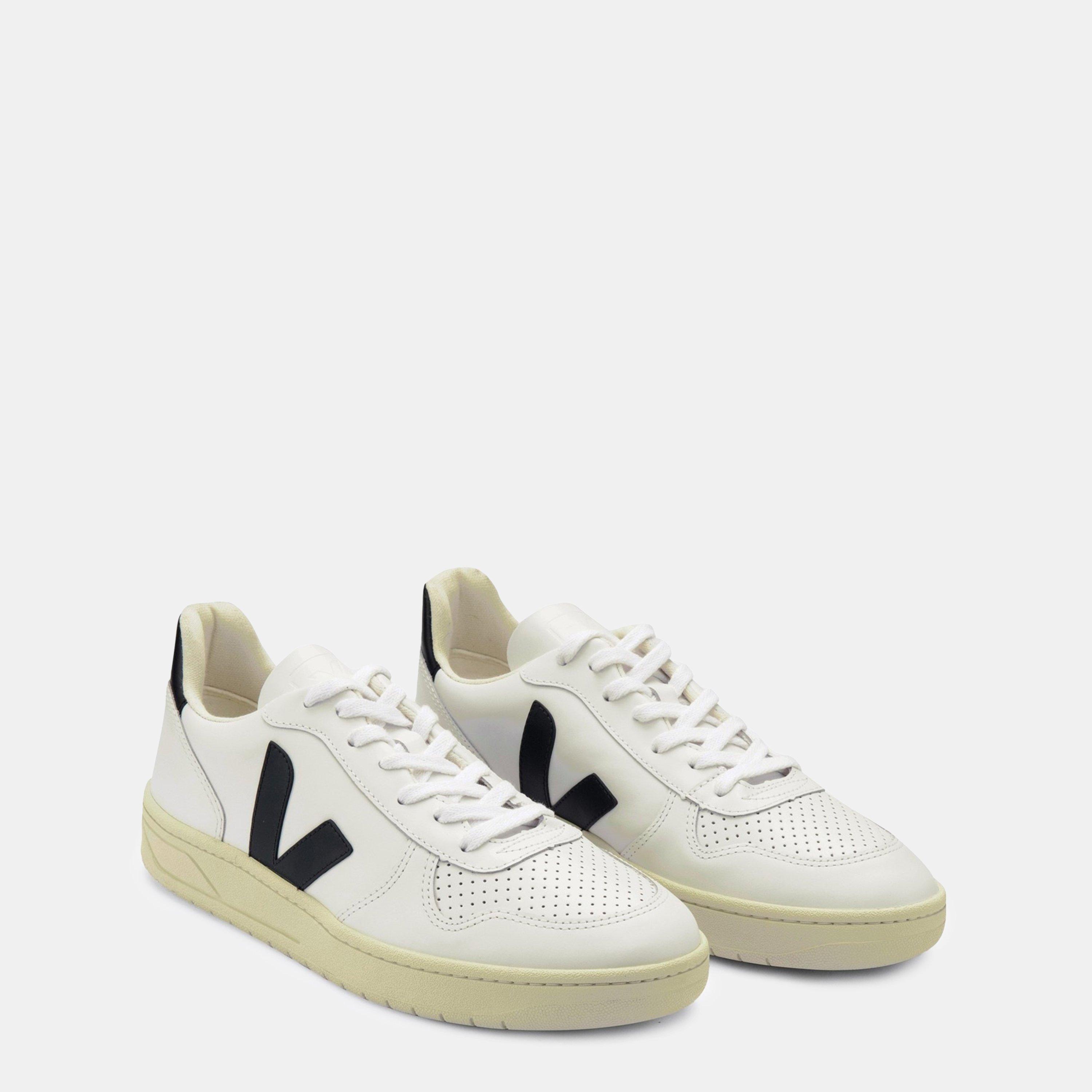 Ex White/Black - Veja - V-10 Trainers - 4