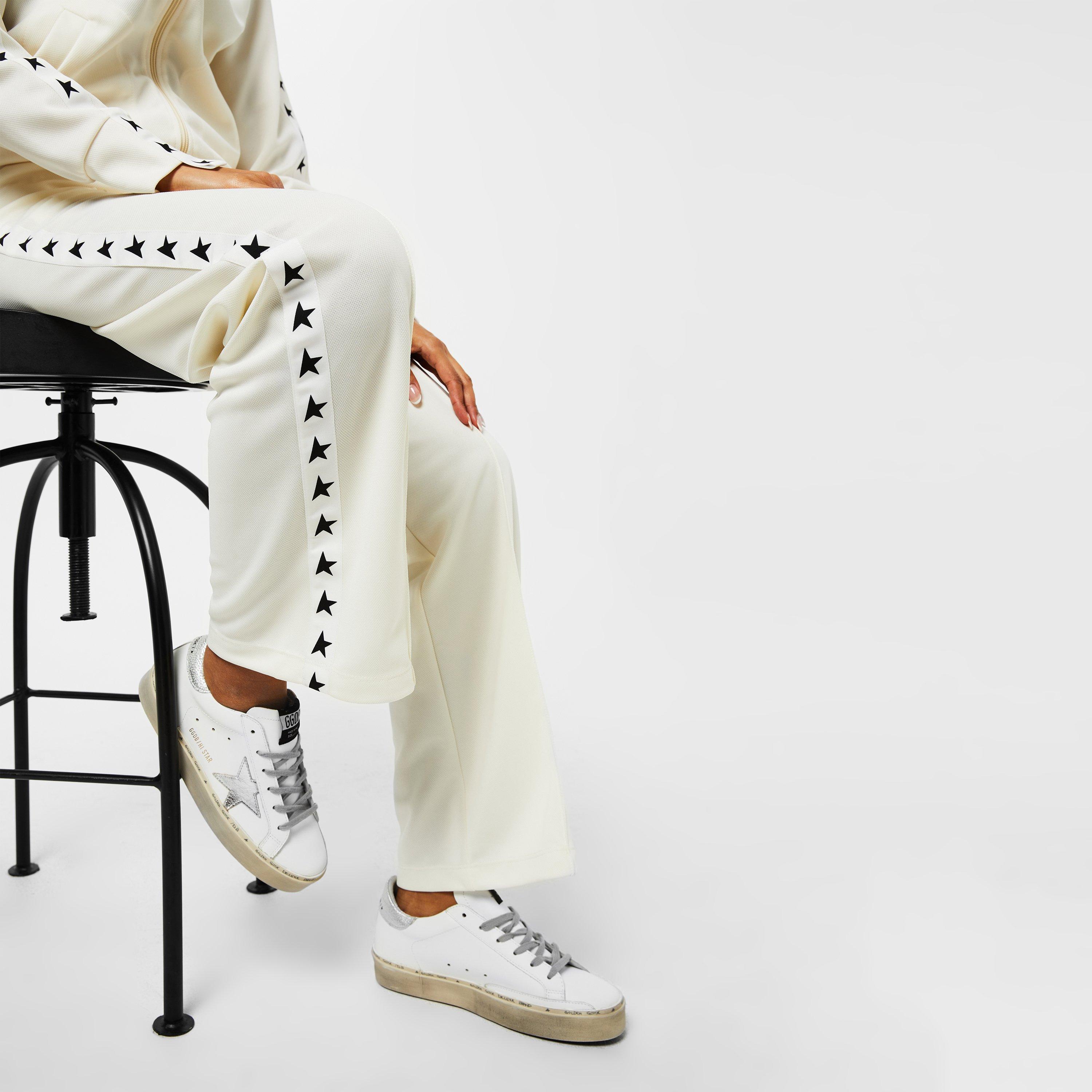 Wht/Slvr 80185 - Golden Goose - Hi Star - 2