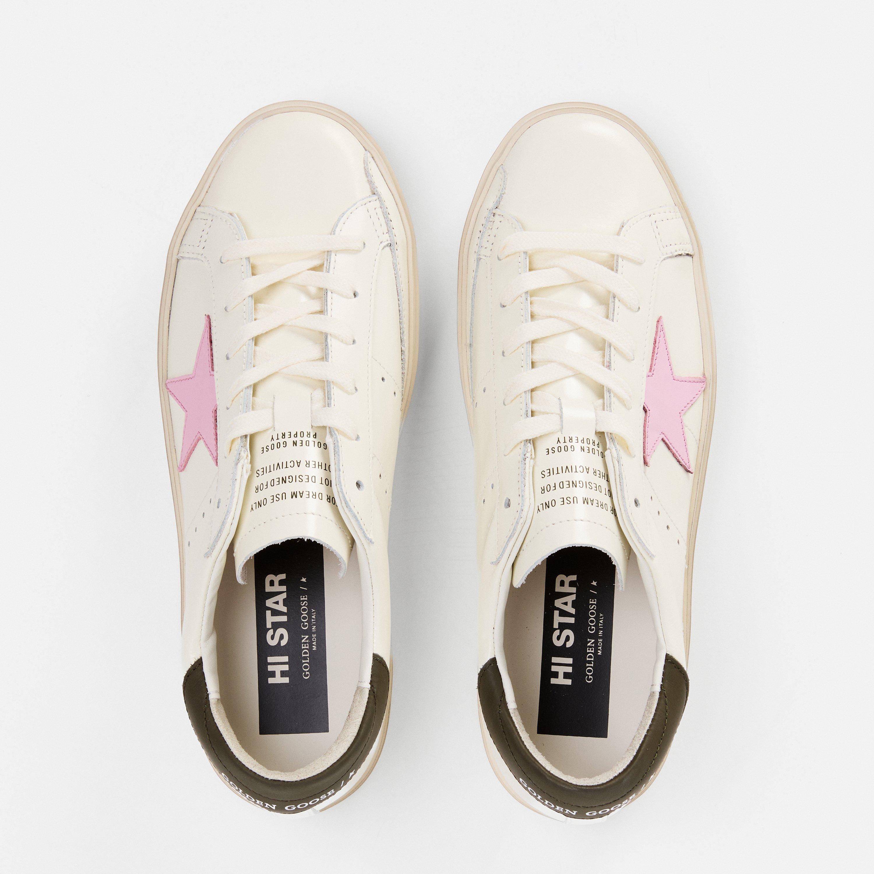 Milk Pink Blue - Golden Goose - Hi Star - 5