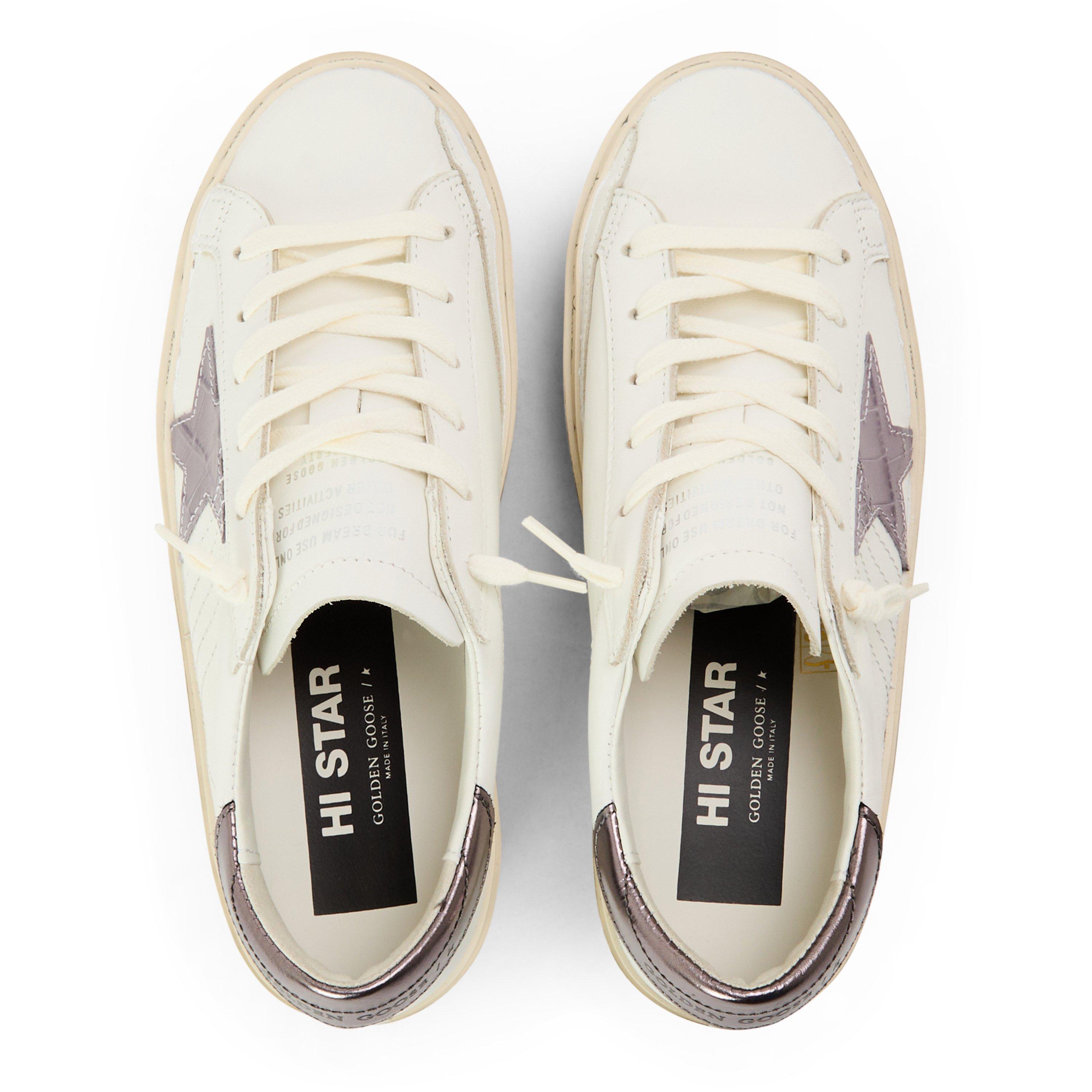 White Gry Lilac - Golden Goose - Hi Star - 5