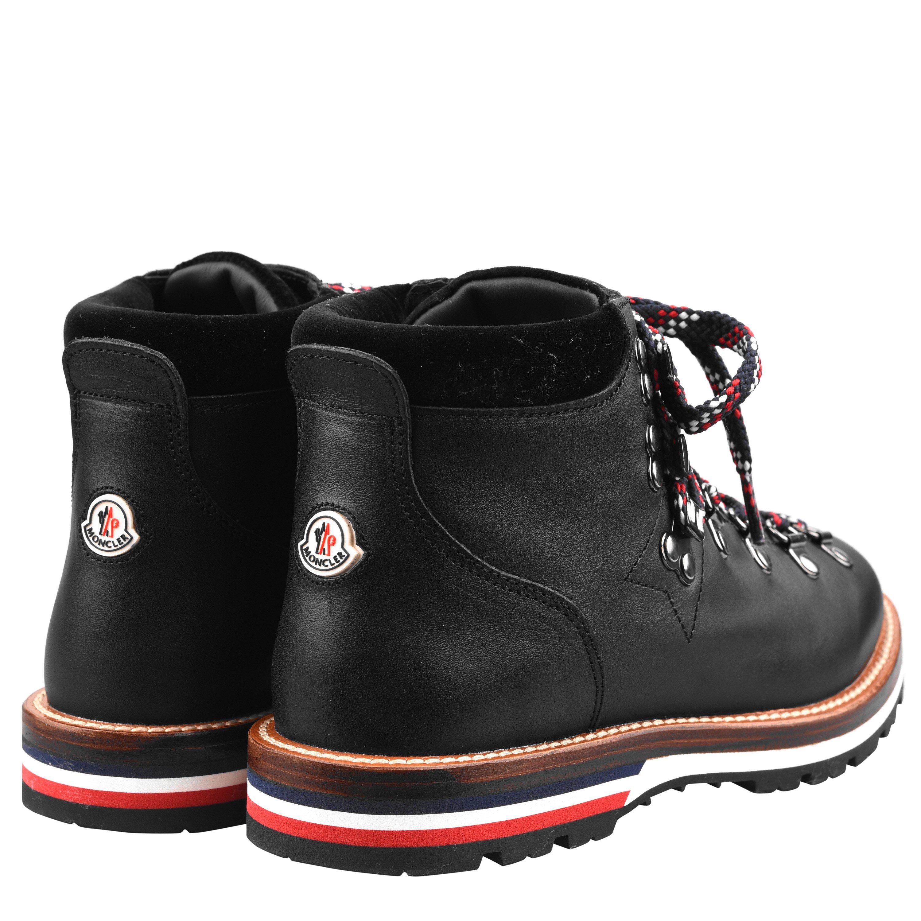 Moncler Blanche Lace Up Boots Low Trainers Cruise Fashion