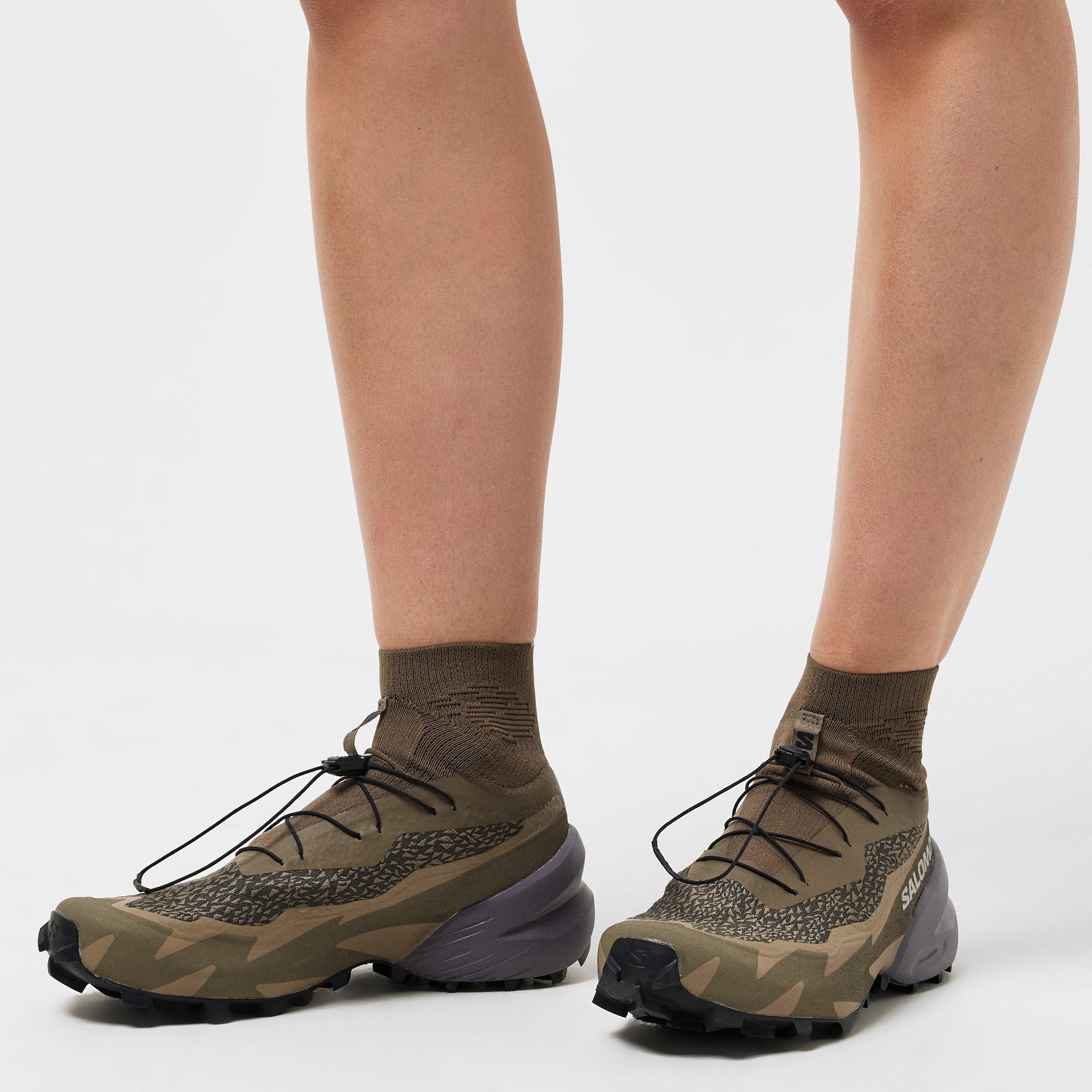 Stone Grey - Salomon - Women's Speedcross High-Top Trainers - 3