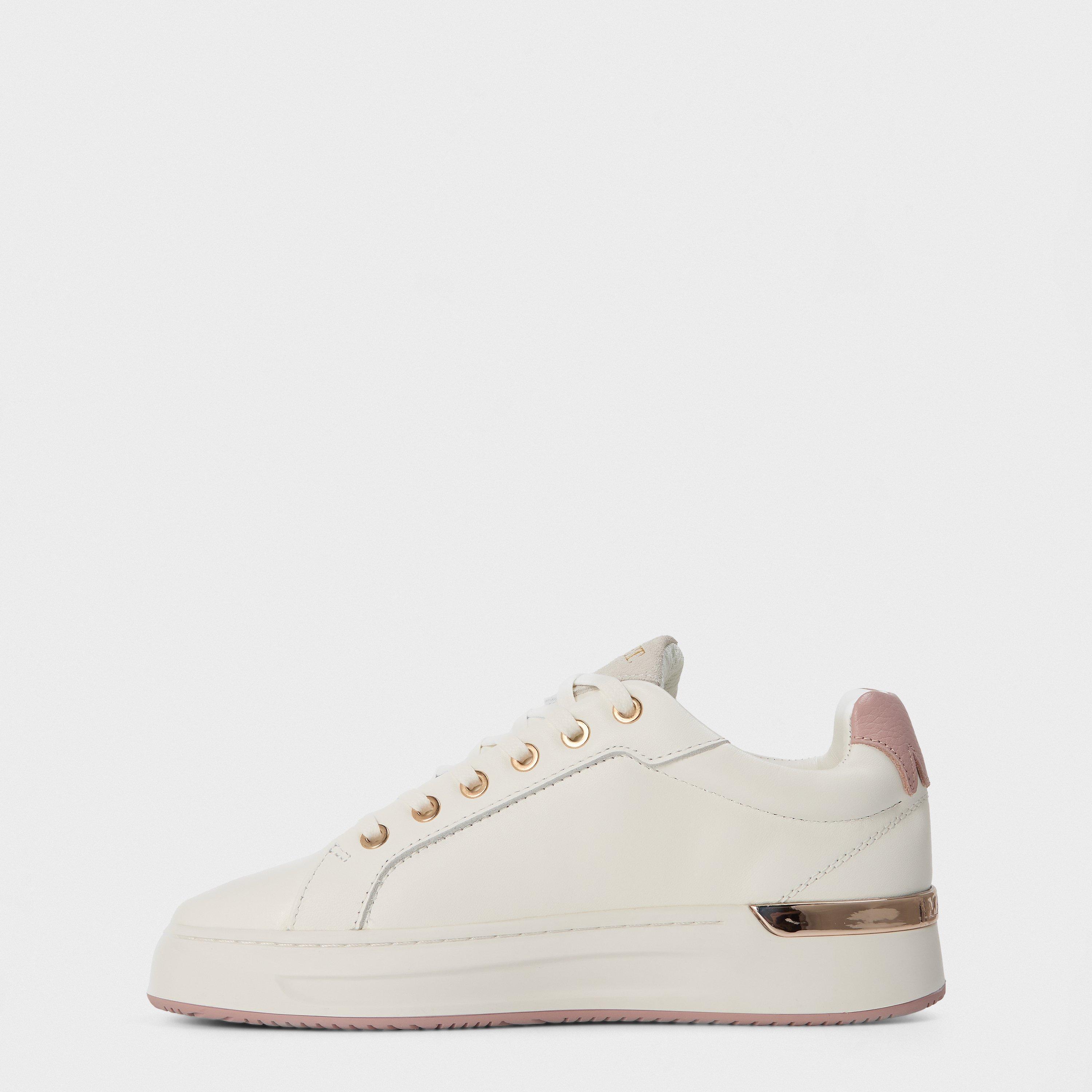 White/Pink - Mallet - Grftr Low Trainers - 2