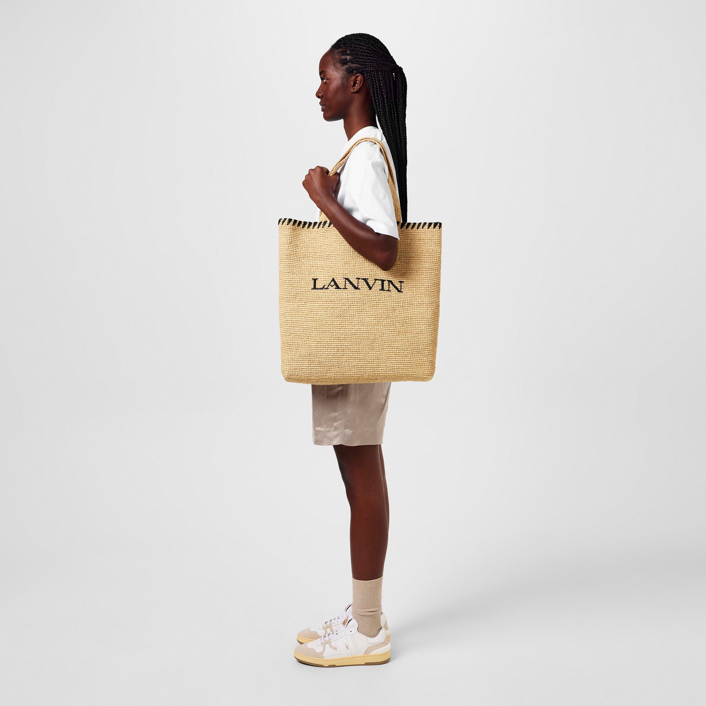 White - Lanvin - Clay Mesh Sneakers - 6