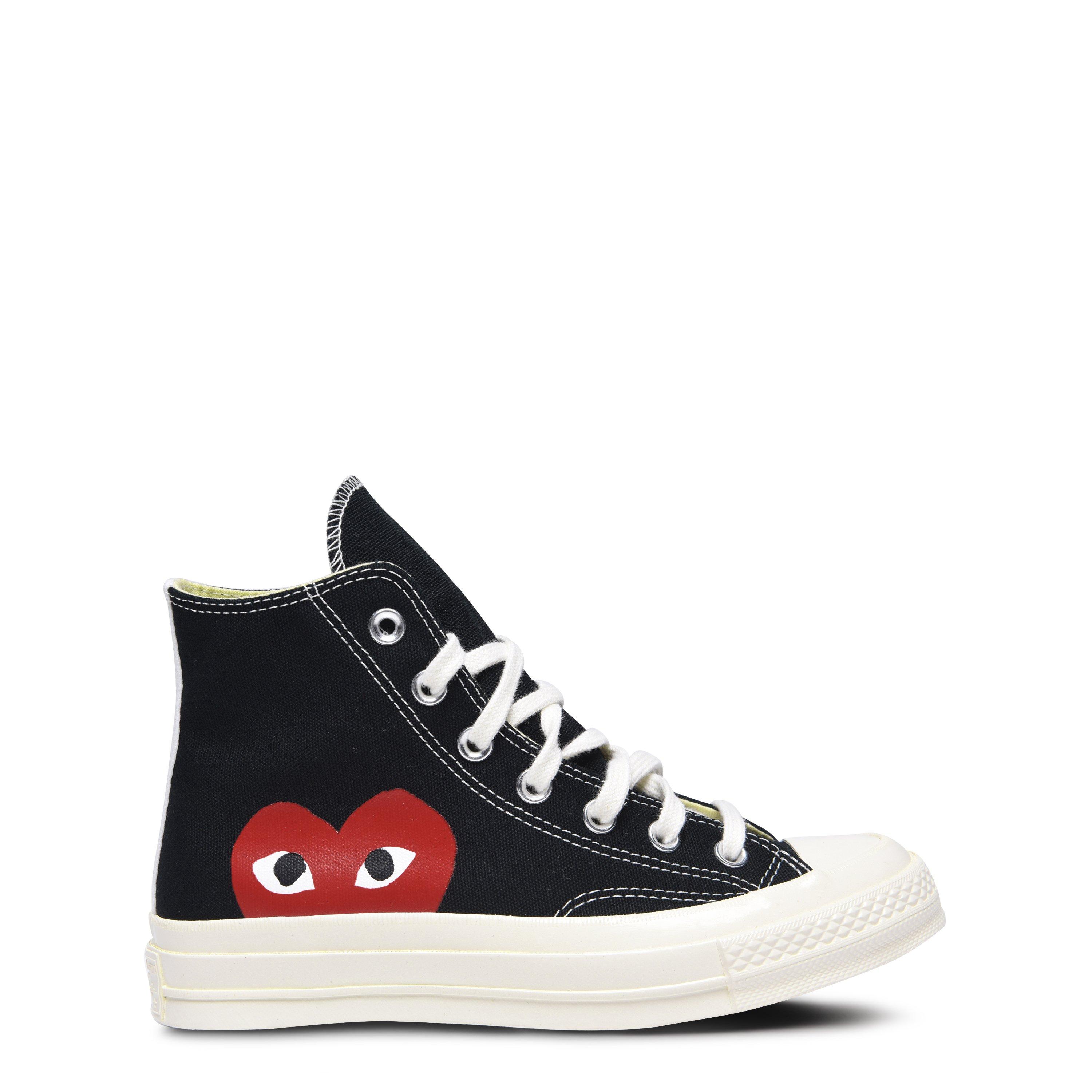 Comme des Garcons PLAY Large Heart Chuck Taylor 70 All Star High Canvas High Sports Direct