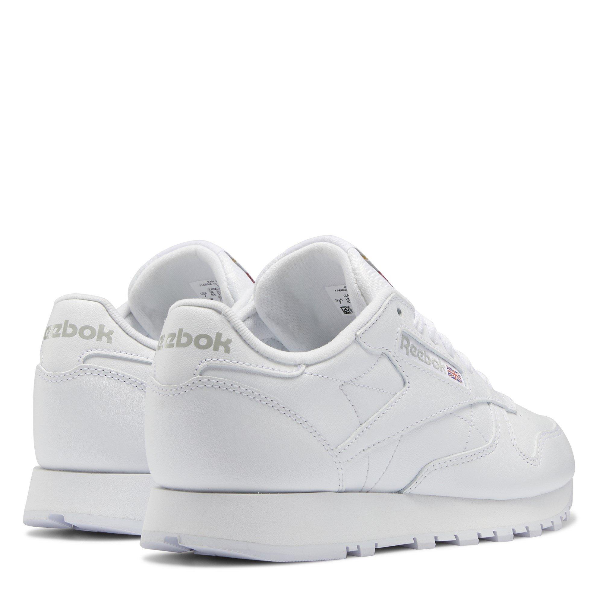 White - Reebok - Women's Classic Leather Shoes - 4