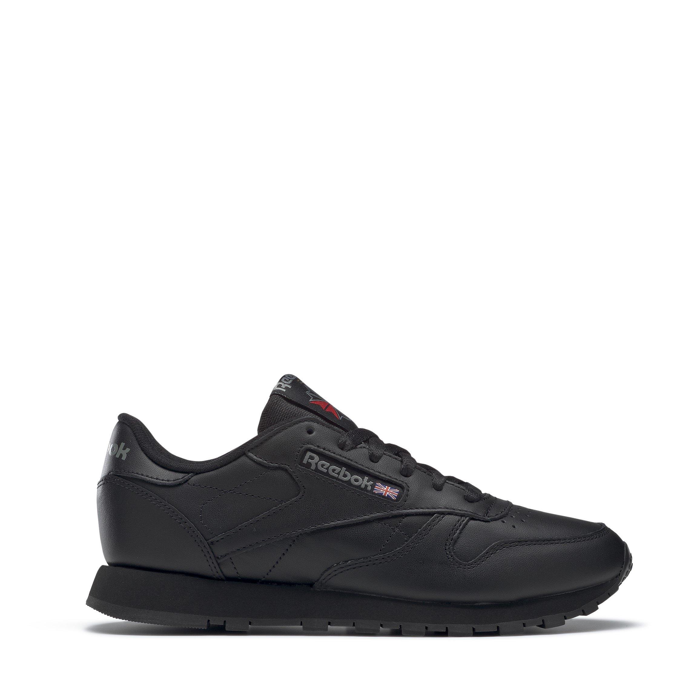 Black - Reebok - Women's Classic Leather Shoes - 1