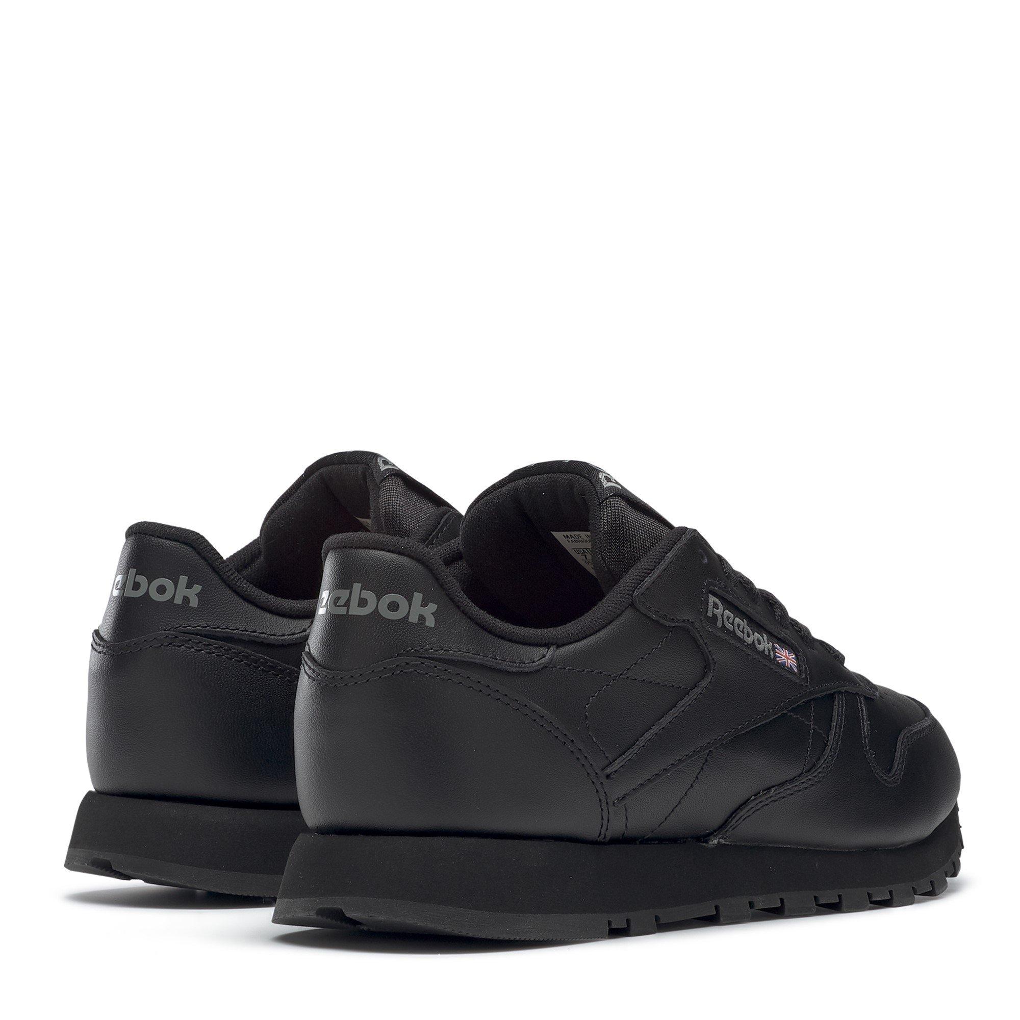 Black - Reebok - Classic Leather Shoes - 4