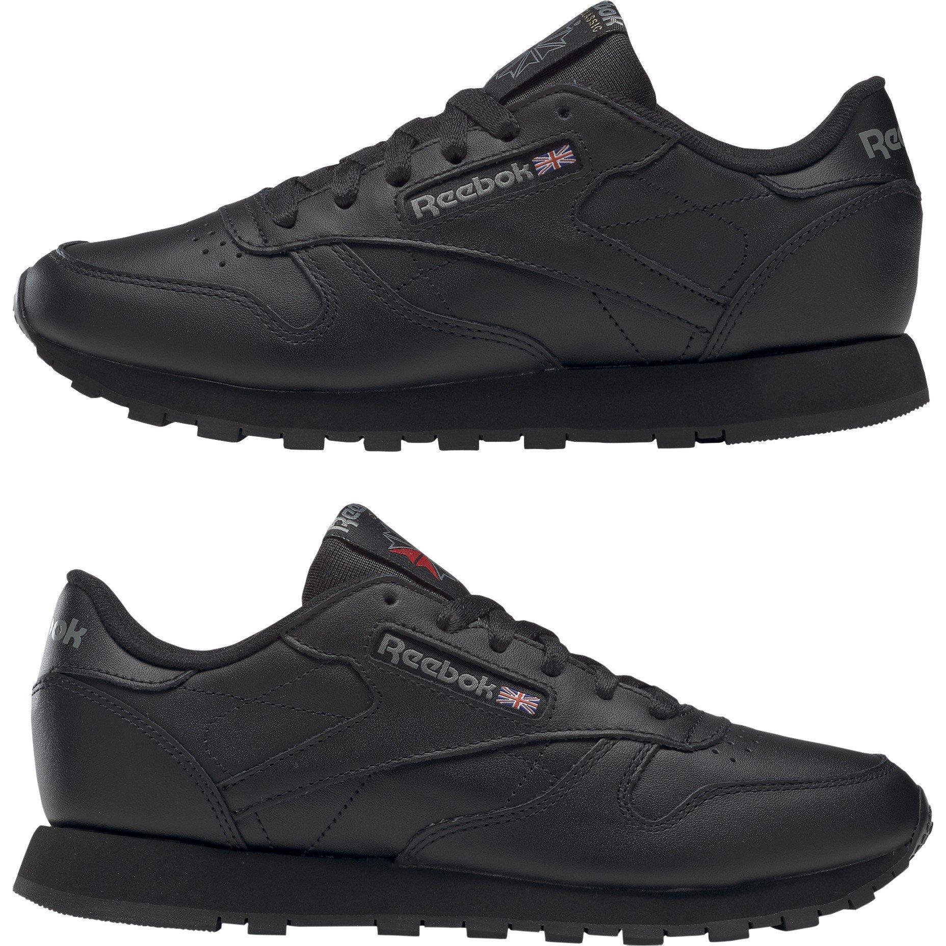 Black - Reebok - Classic Leather Shoes - 10