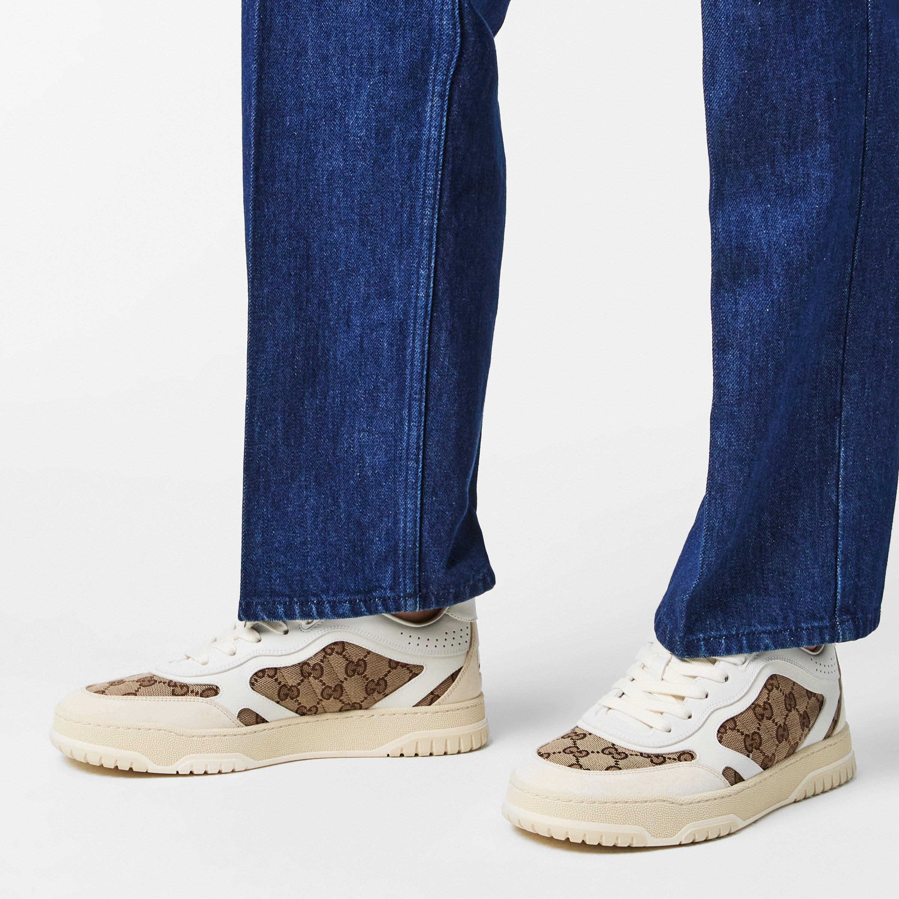 Ivory Beige - Gucci - Women's Web Low-Top Trainers - 3