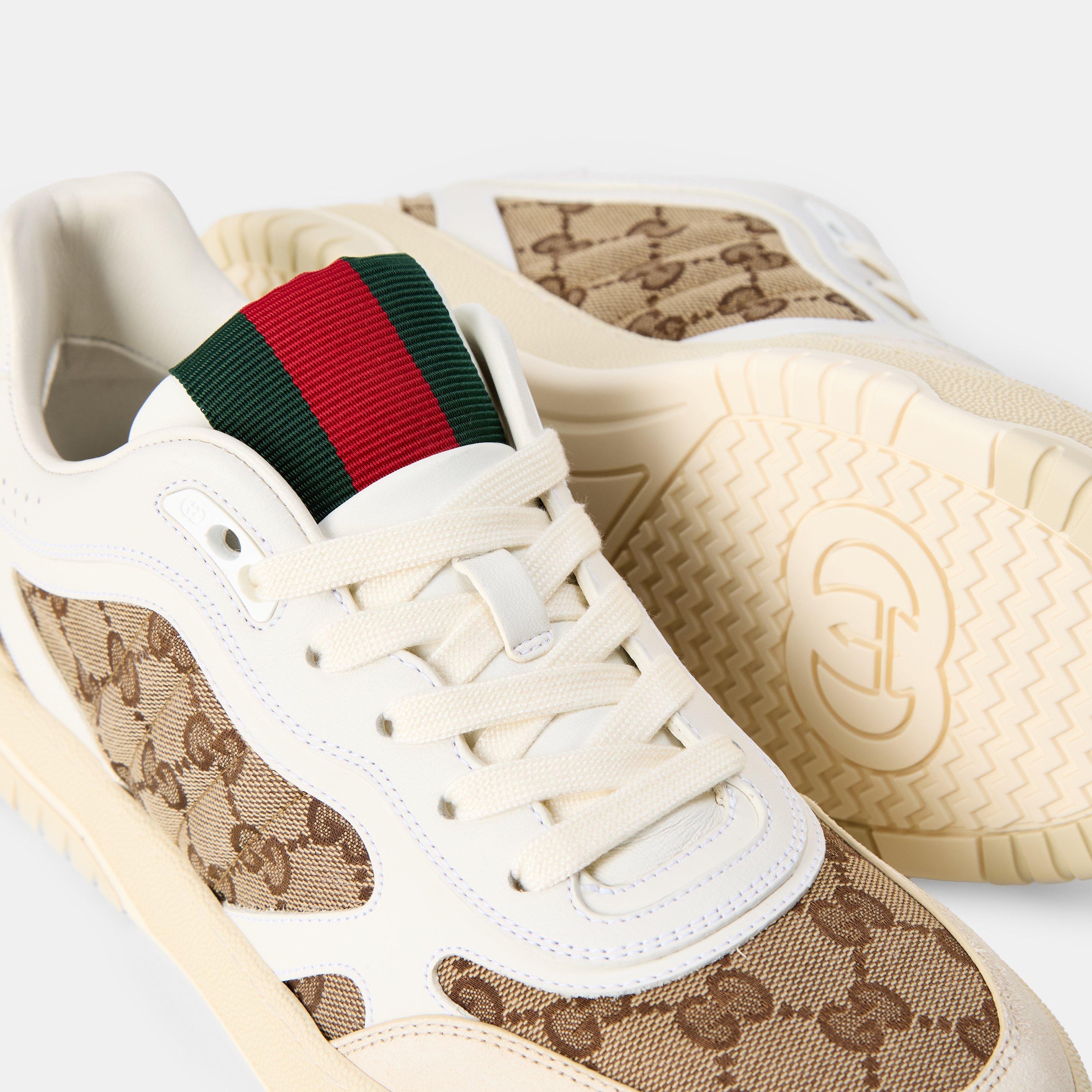 Ivory Beige - Gucci - Women's Web Low-Top Trainers - 5