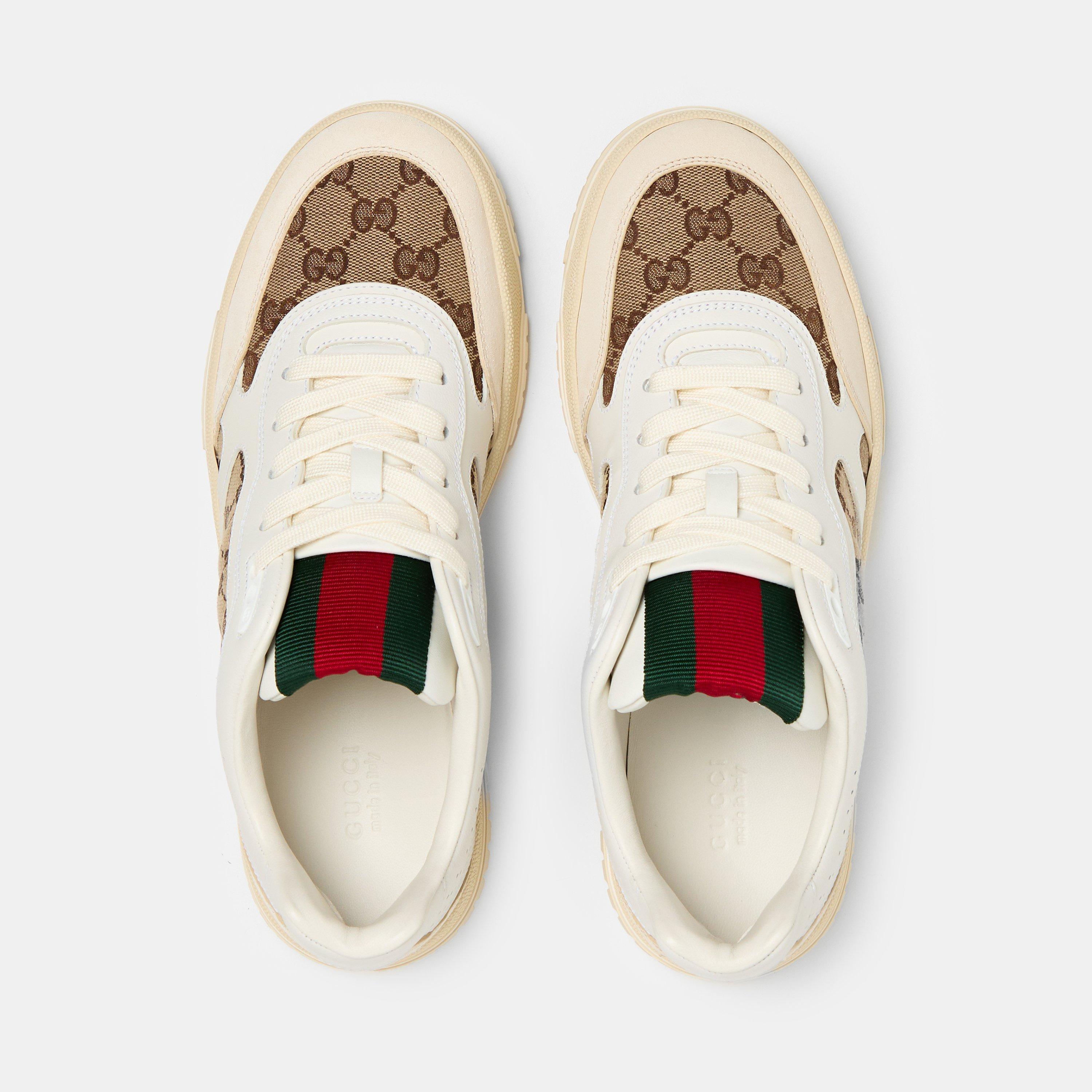 Ivory Beige - Gucci - Women's Web Low-Top Trainers - 6