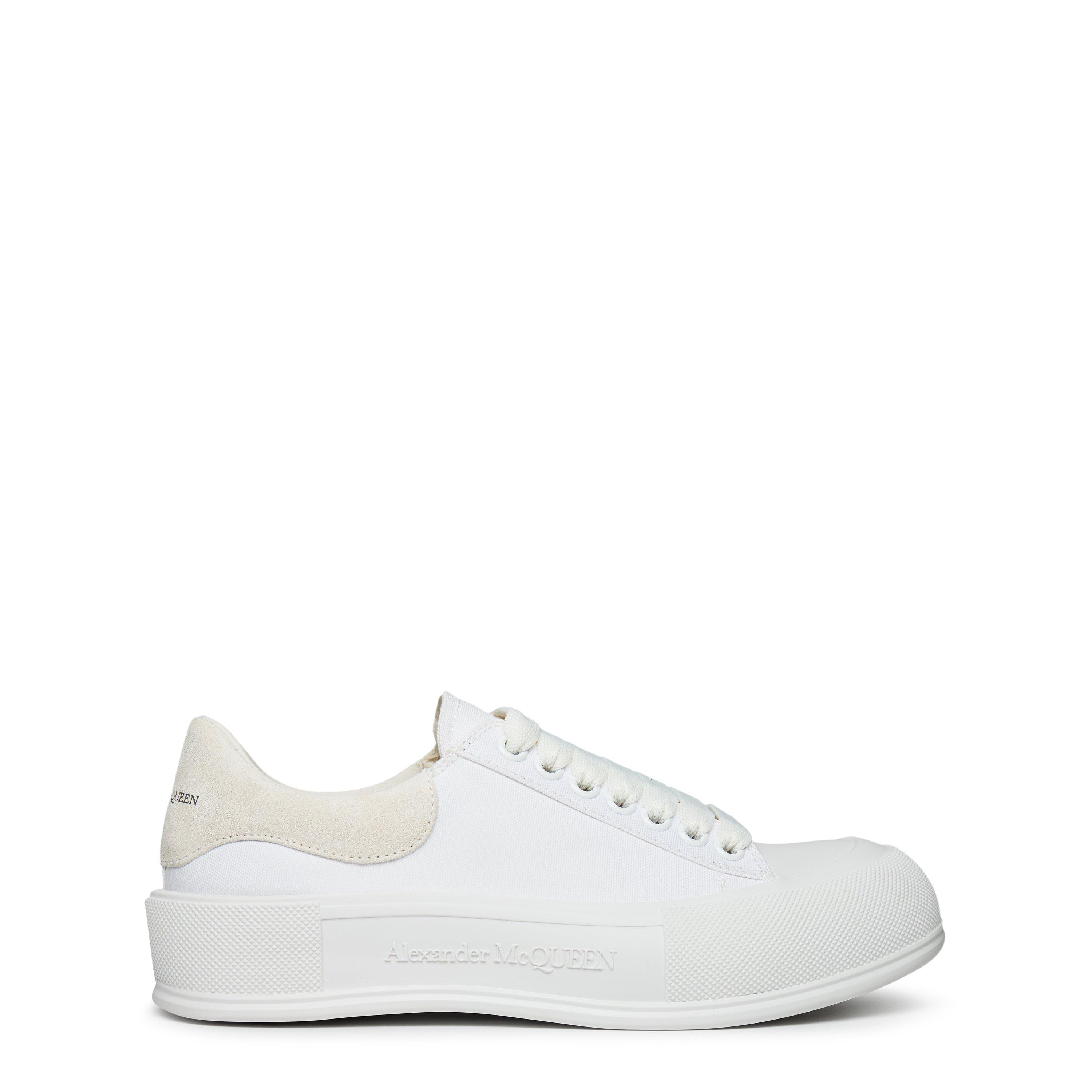 Deck Lace Up Plimsoll Trainers