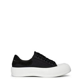 Alexander McQueen Deck Lace Up Plimsoll Trainers