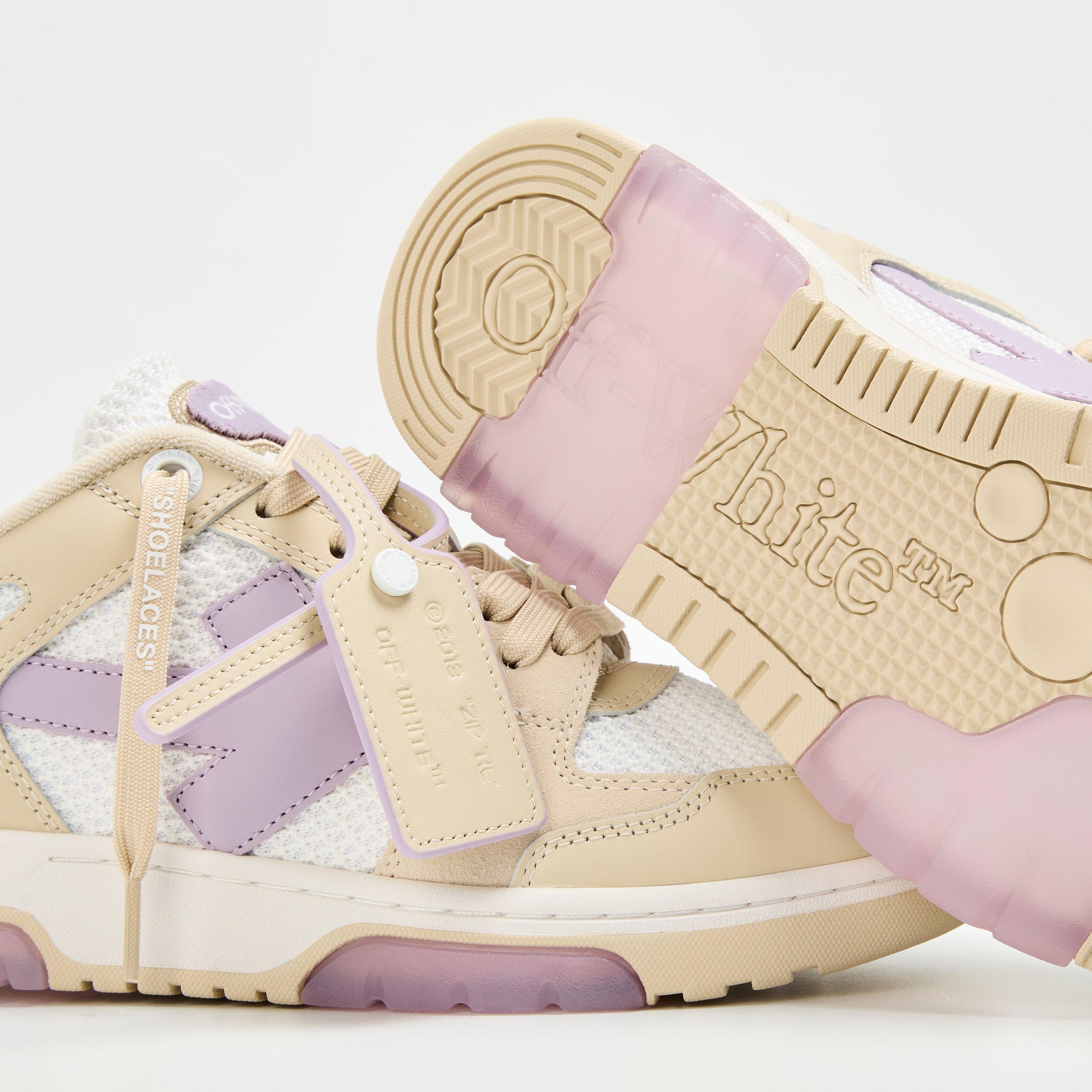 Beige/Lavander - Off White - Women's OOO Slim Eco-conscious Sneakers - 4
