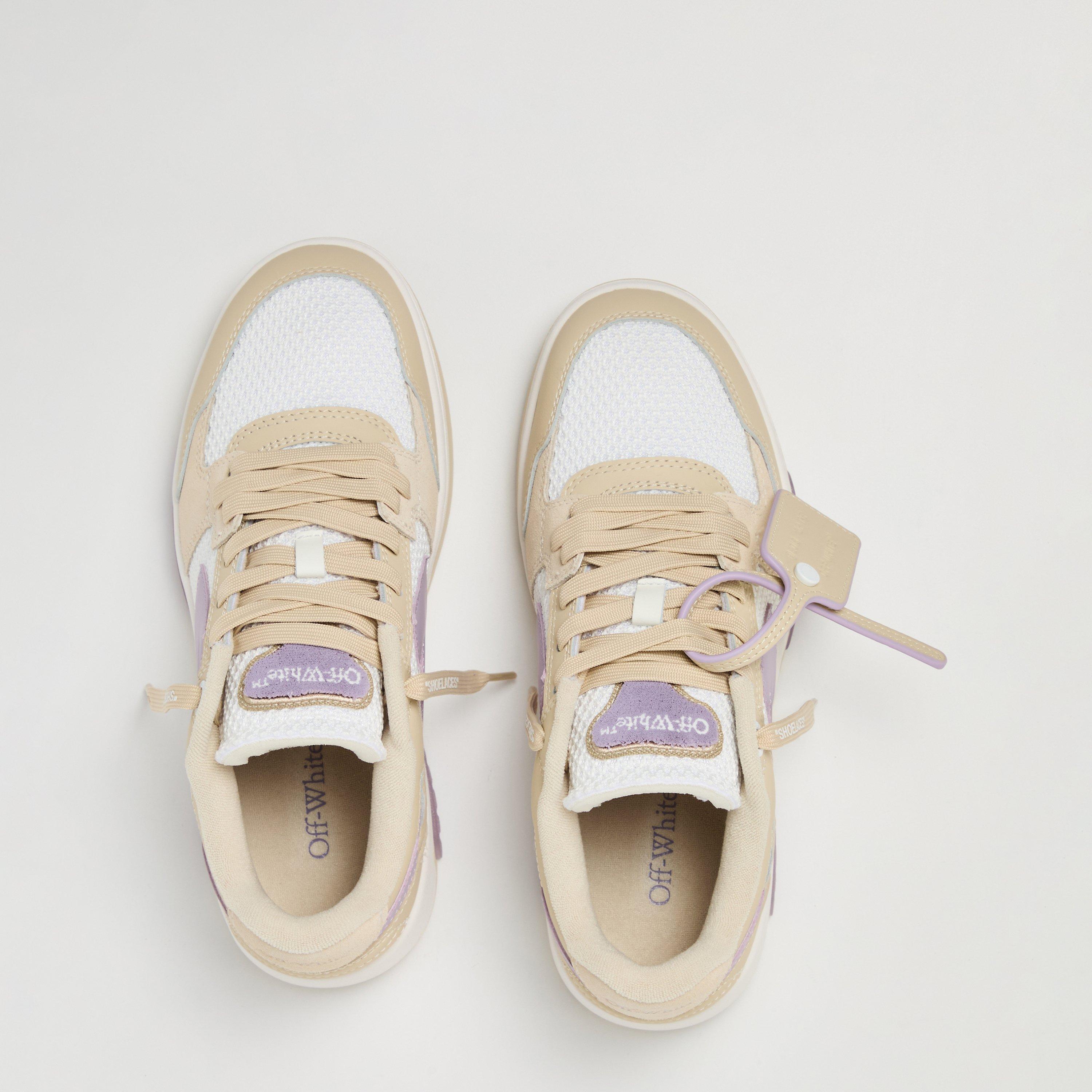 Beige/Lavander - Off White - Women's OOO Slim Eco-conscious Sneakers - 5