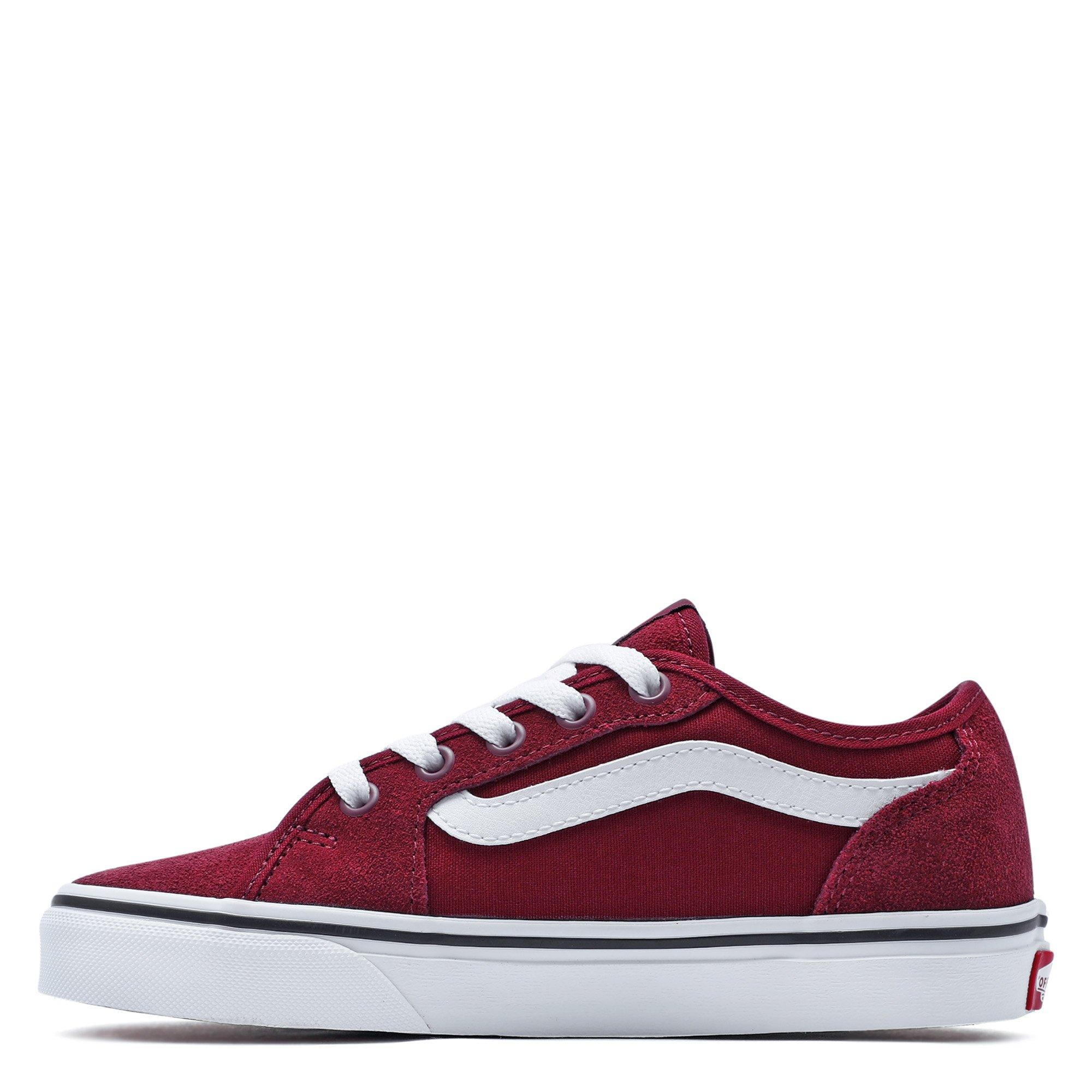 Vans Filmore Decon Men’s Skate Shoes – Red/White Suede main image 1
