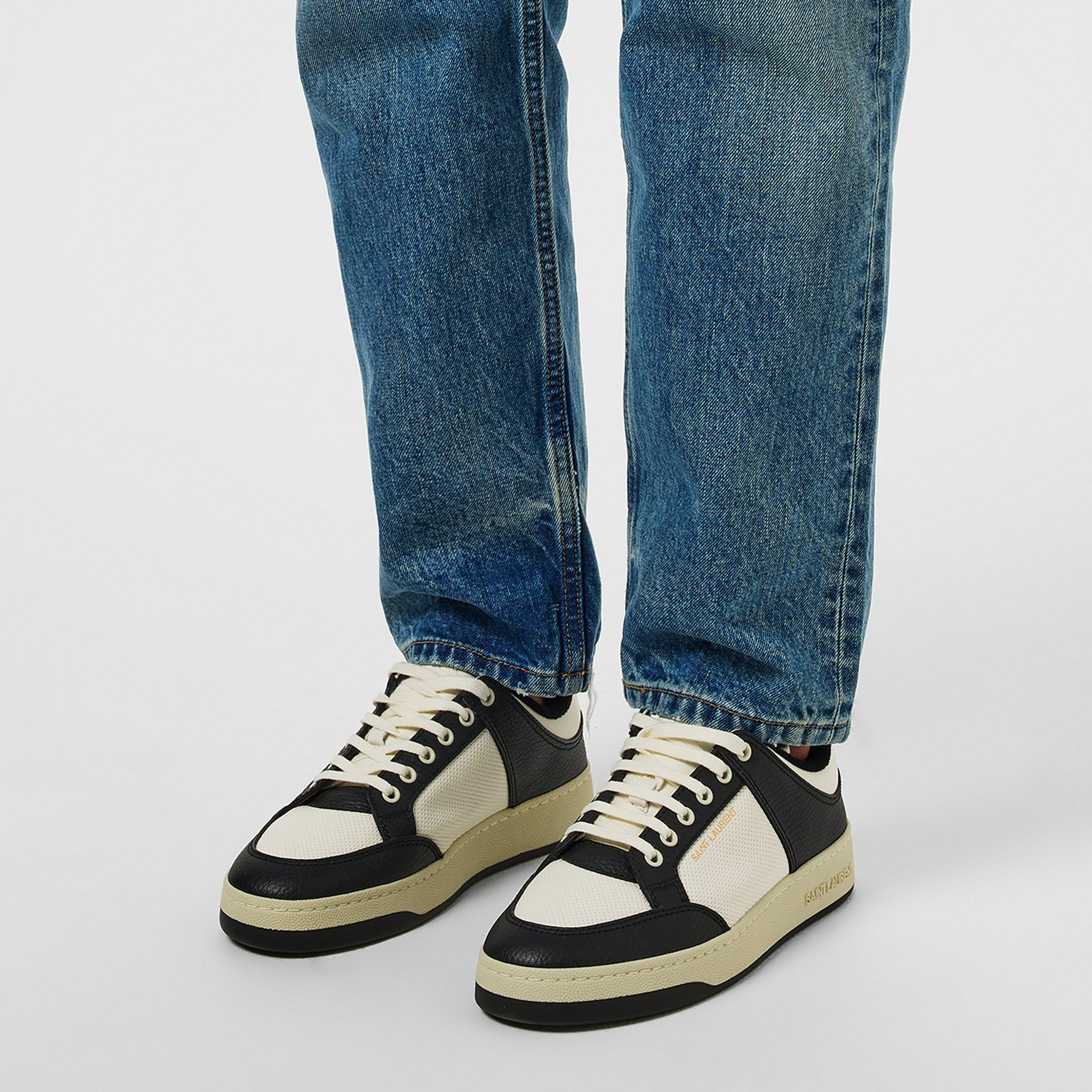 Wht/Blk 9063 - Saint Laurent - Sl/61 Sneakers - 2