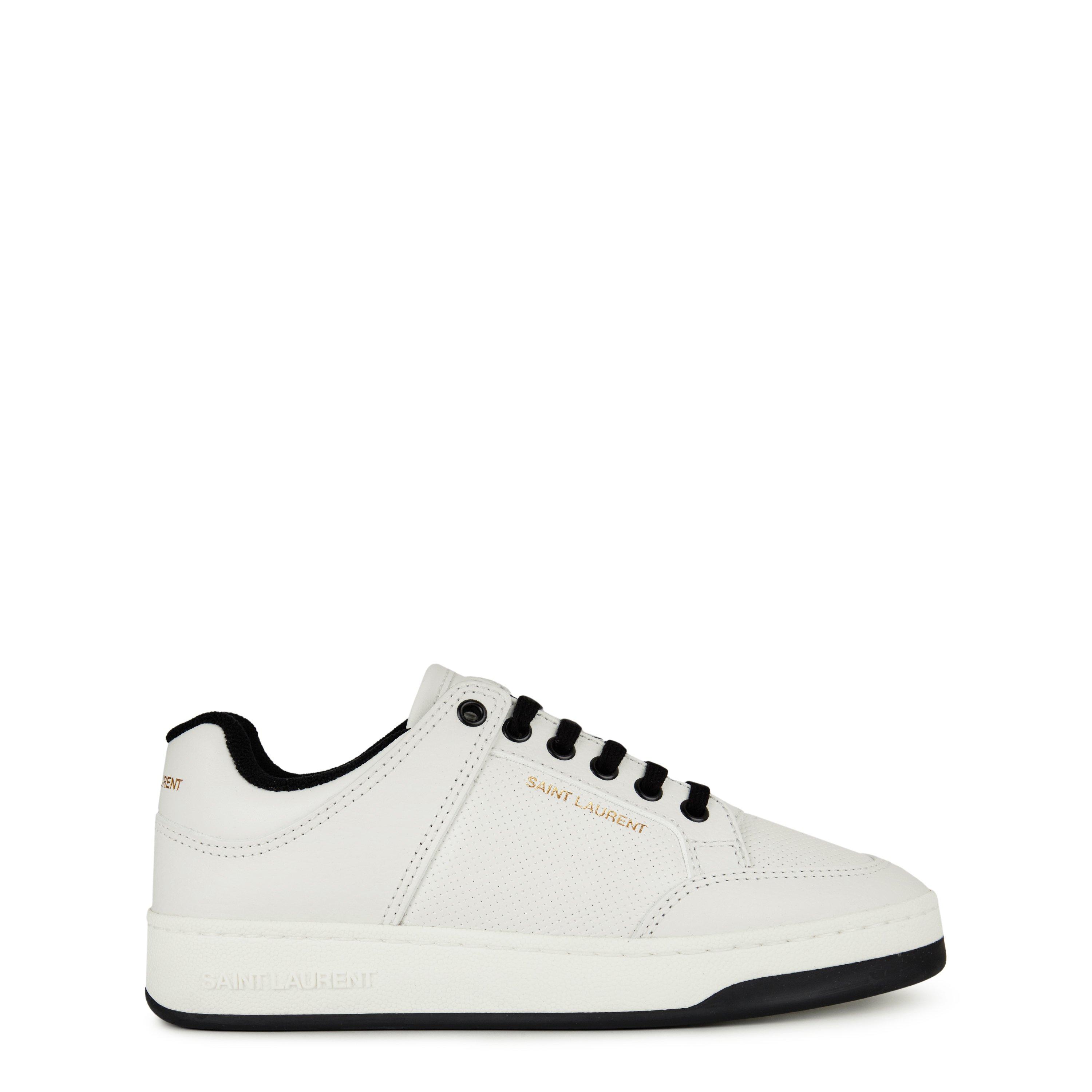 スニーカー SAINT LAURENT 'SL/61' sneakers White 7136002W4AA Saint Laurent SL/61 Sneakers - White / Vintage Red – Kith