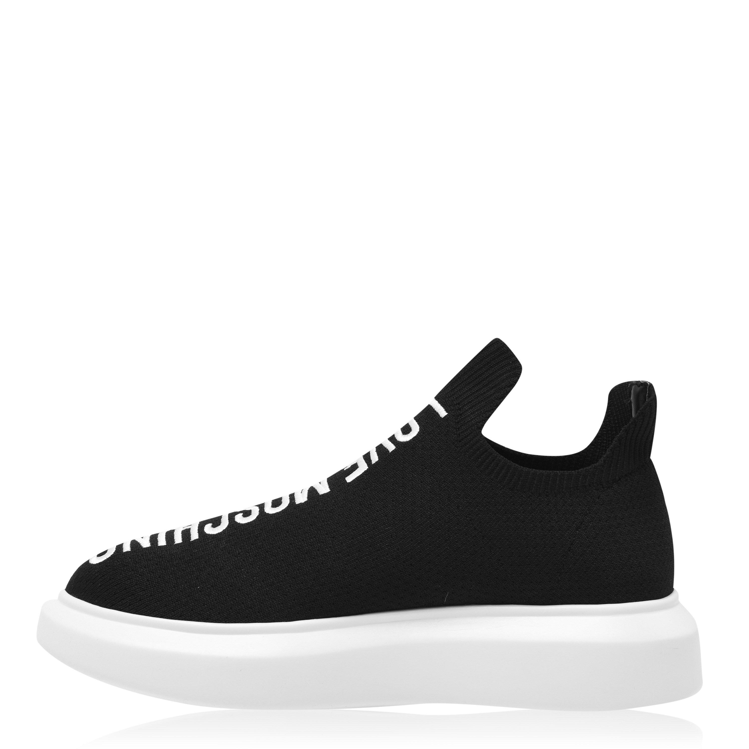 Black 000 - Love Moschino - Love Moschino Chunky Sock Low Trainers - 3