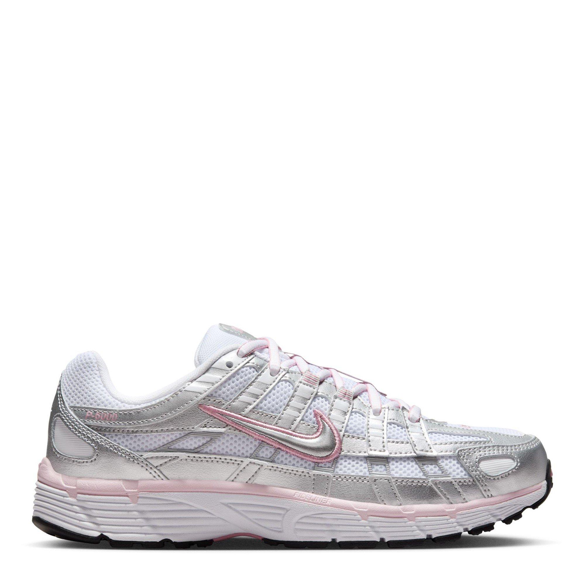 Nike P-6000 Shoes Womens - Wht/Slv/Pink - Size 10.5 (45.5)