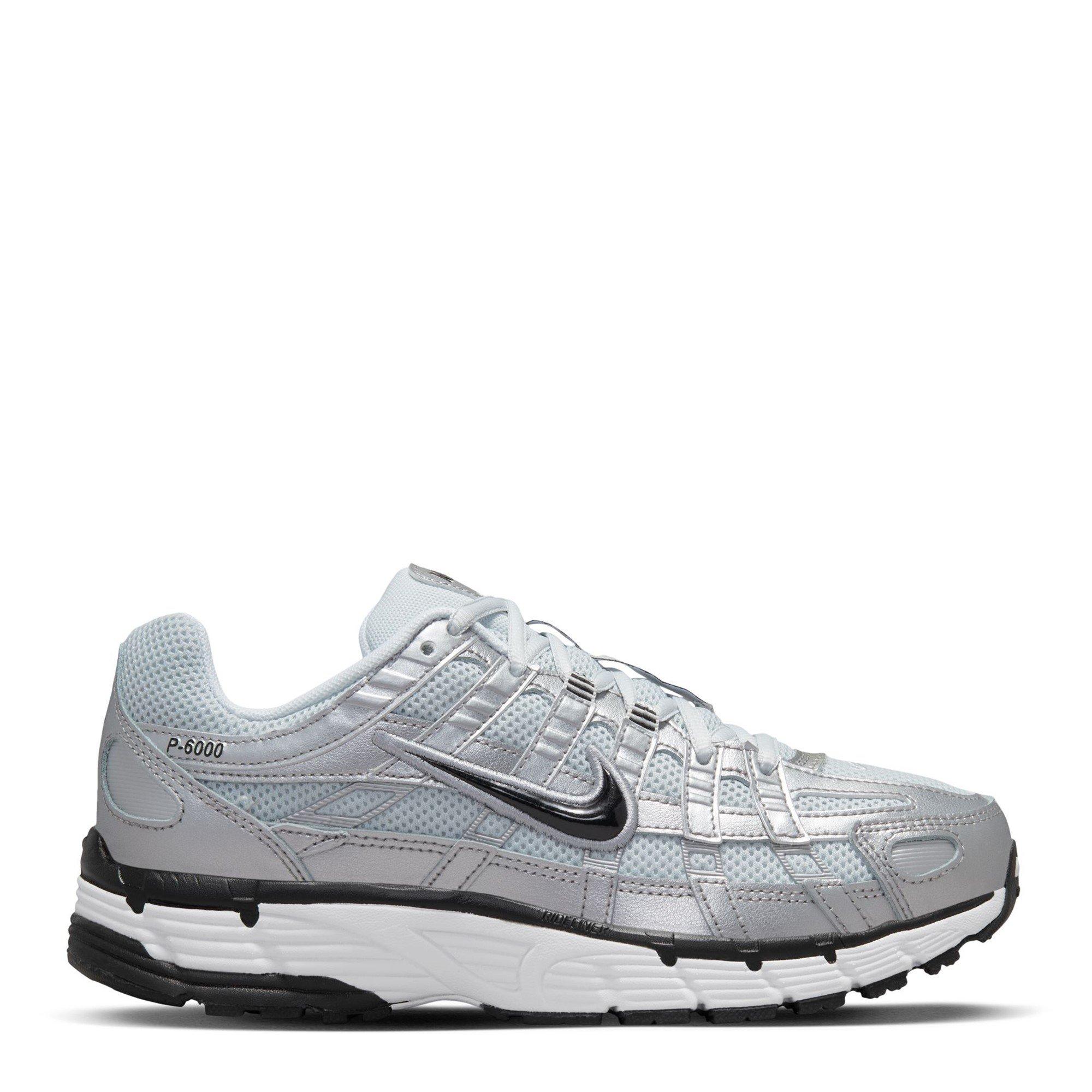 Nike Women's Wht/Blk/Silver P-6000 Shoes - 8 (42.5)