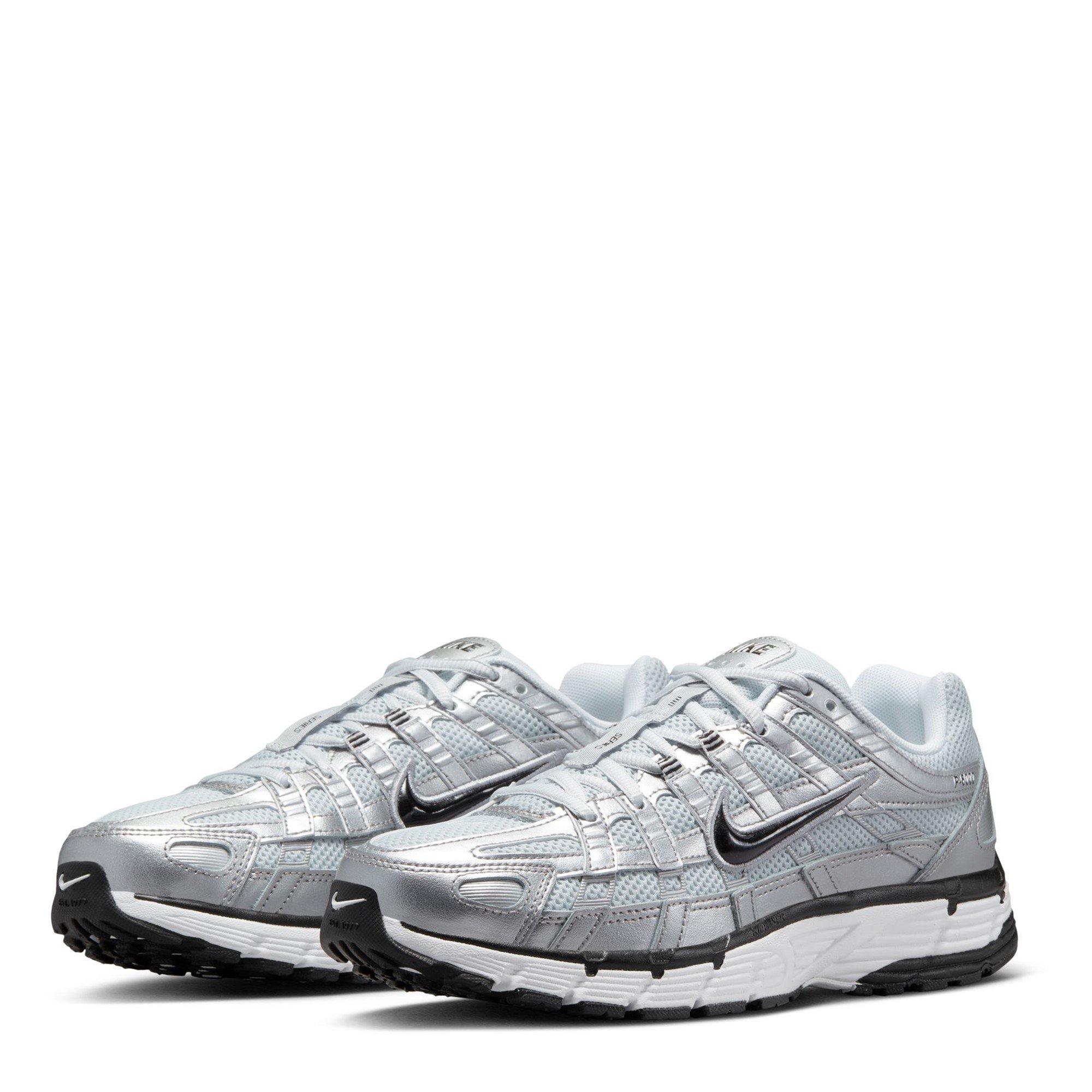 Wht/Blk/Silver - Nike - P-6000 Shoes Womens - 3