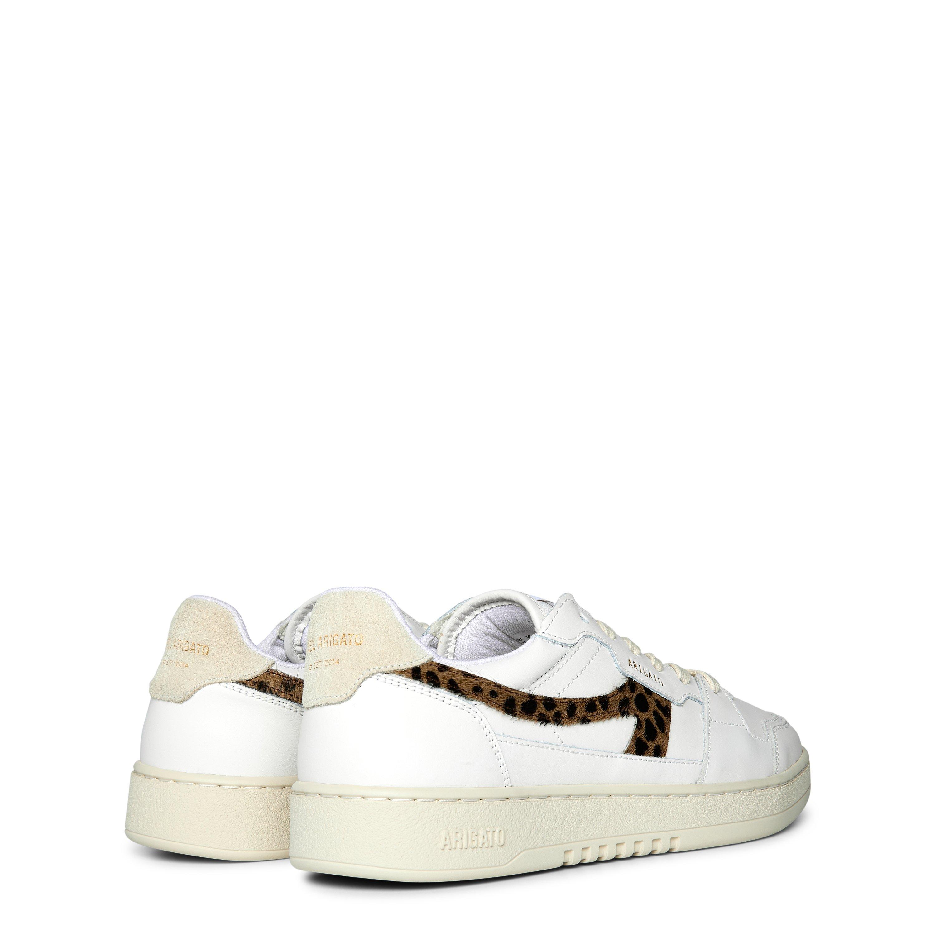 White/Leopard - Axel Arigato - Women's A-Dice Lo Leather Trainers - 5