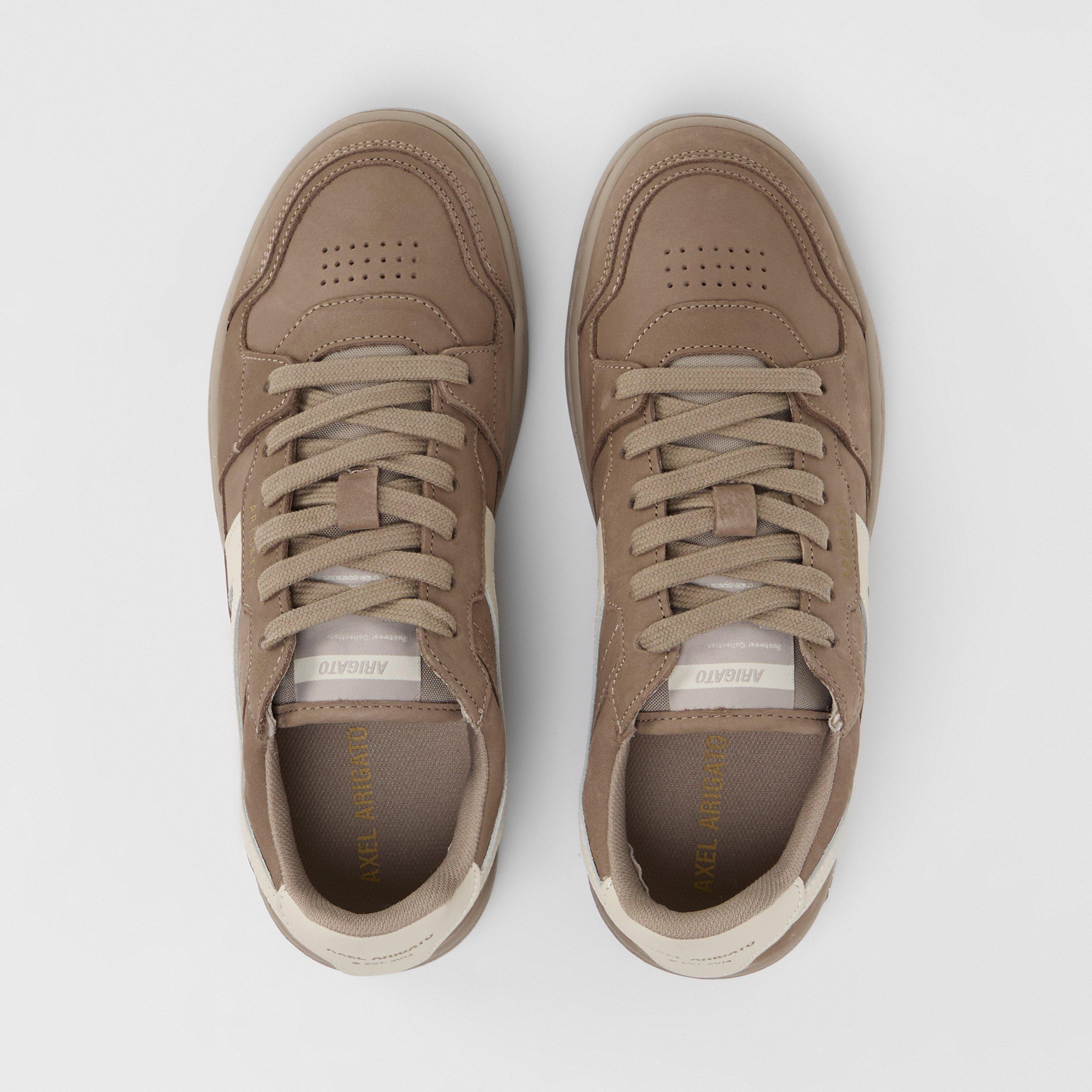 Dark Beige/Wht - Axel Arigato - Women's A-Dice Lo Leather Trainers - 5