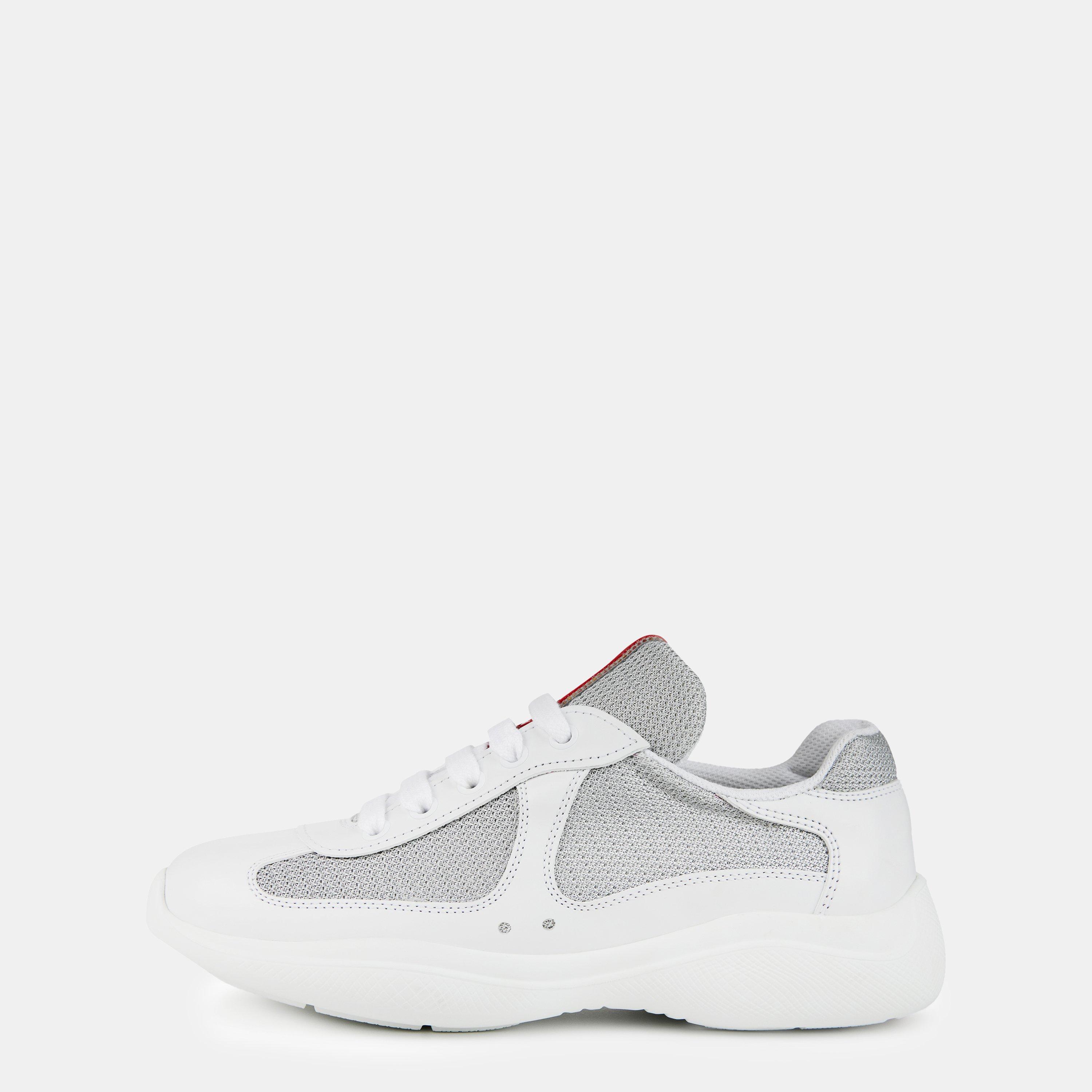 Wht/Slv F0J36 - Prada - Americas Cup Trainers - 2