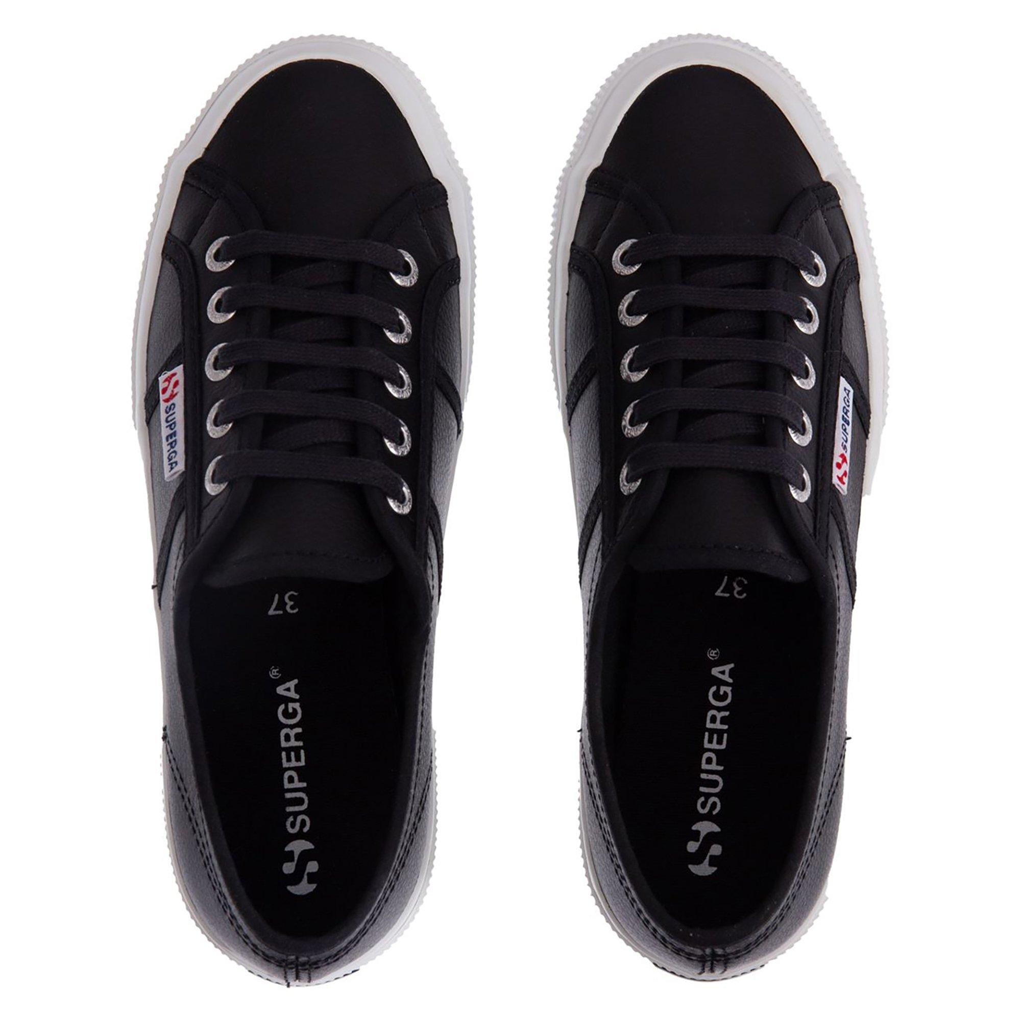 Schwarz/Weiß 999 - Superga - Leather Trainers - 7