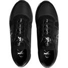 Noir - Versace Black Silk Barocco Shorts - Logo Runners - 5