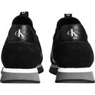 Noir - Versace Black Silk Barocco Shorts - Logo Runners - 7