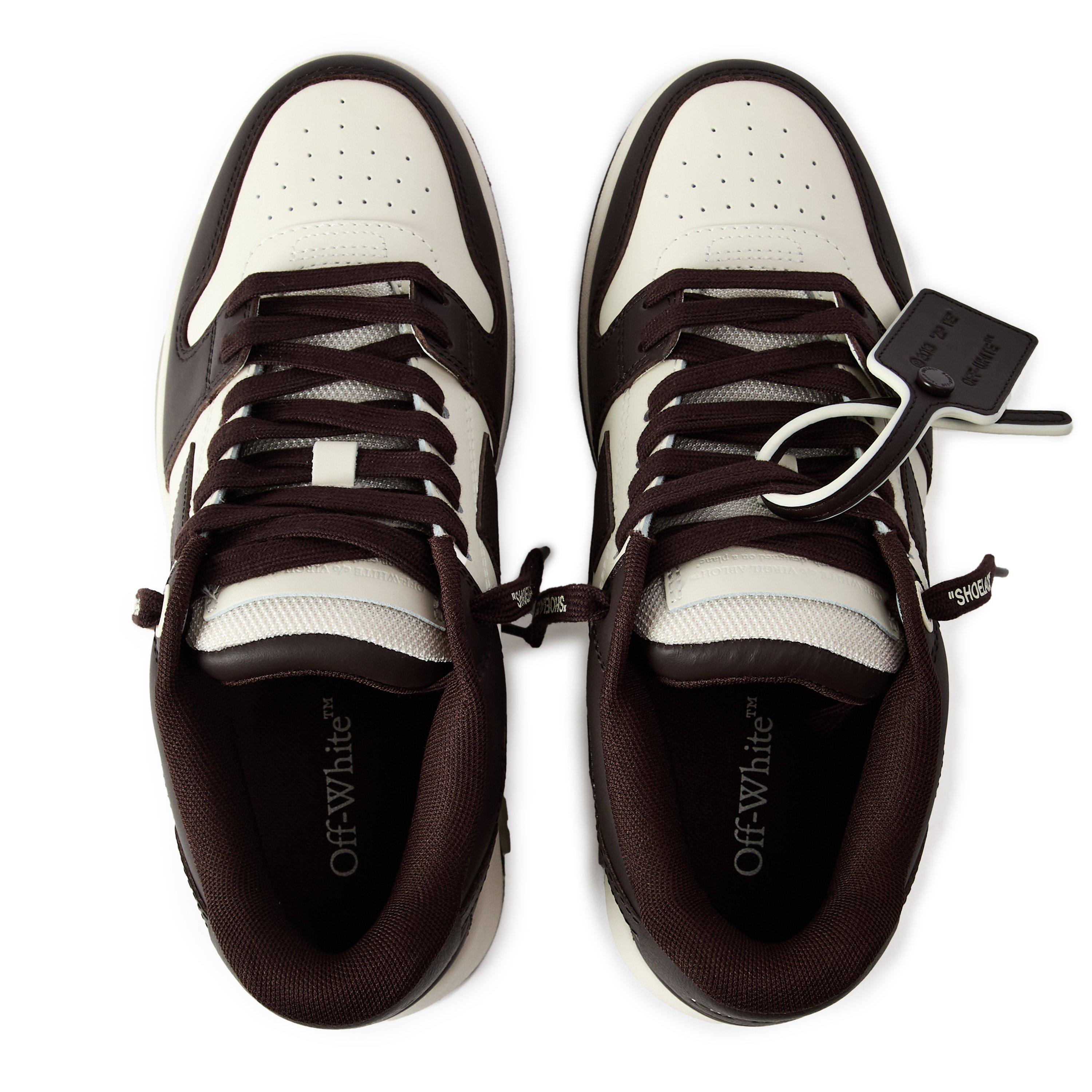 Chocolate Cream - Off White - Women's Out Of Office Trainers, Signature Arrows Sneakers - 4