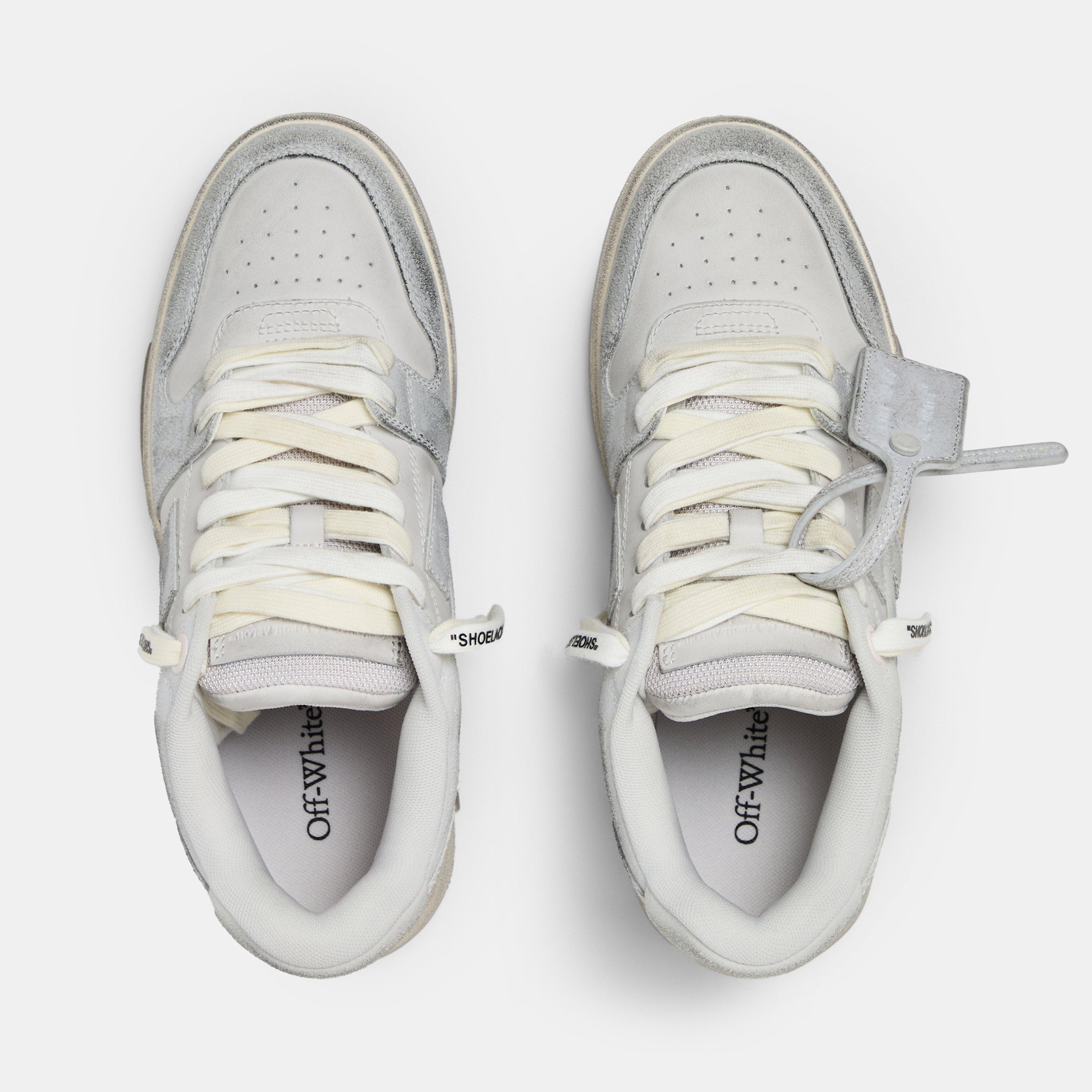 Silver/White - Off White - Women's Out Of Office Trainers, Signature Arrows Sneakers - 5