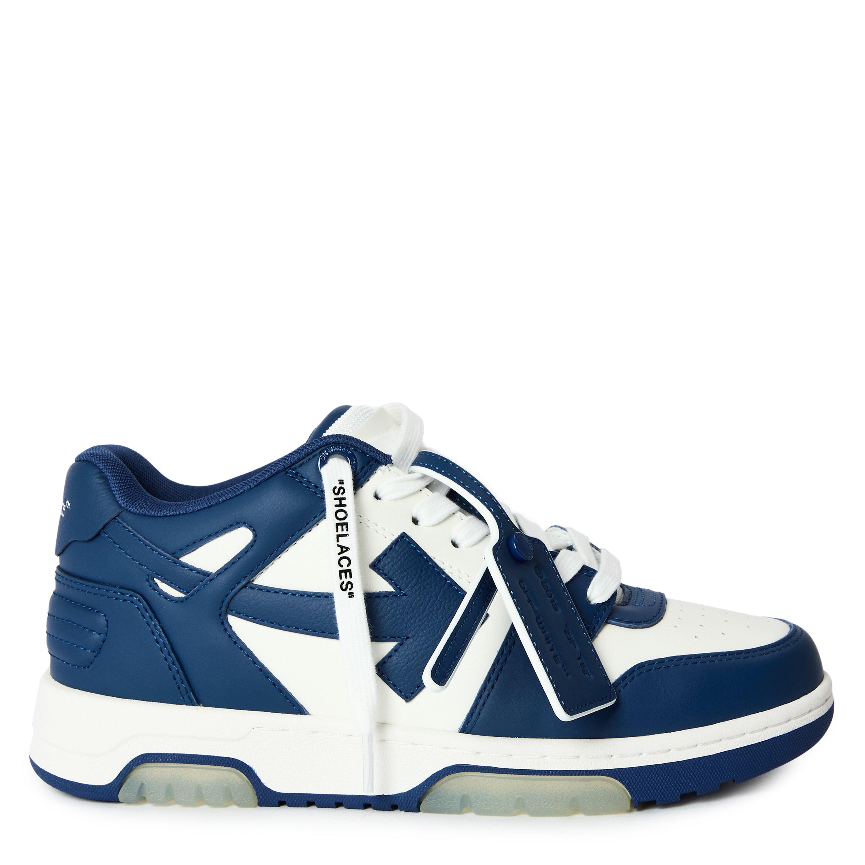 Off White Women's Out Of Office Trainers, Signature Arrows Sneakers - Royal Blue - 4 (37)